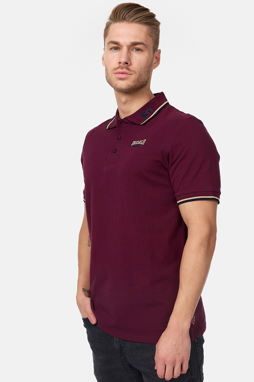 Tricou polo barbati, Lonsdale Slim Fit