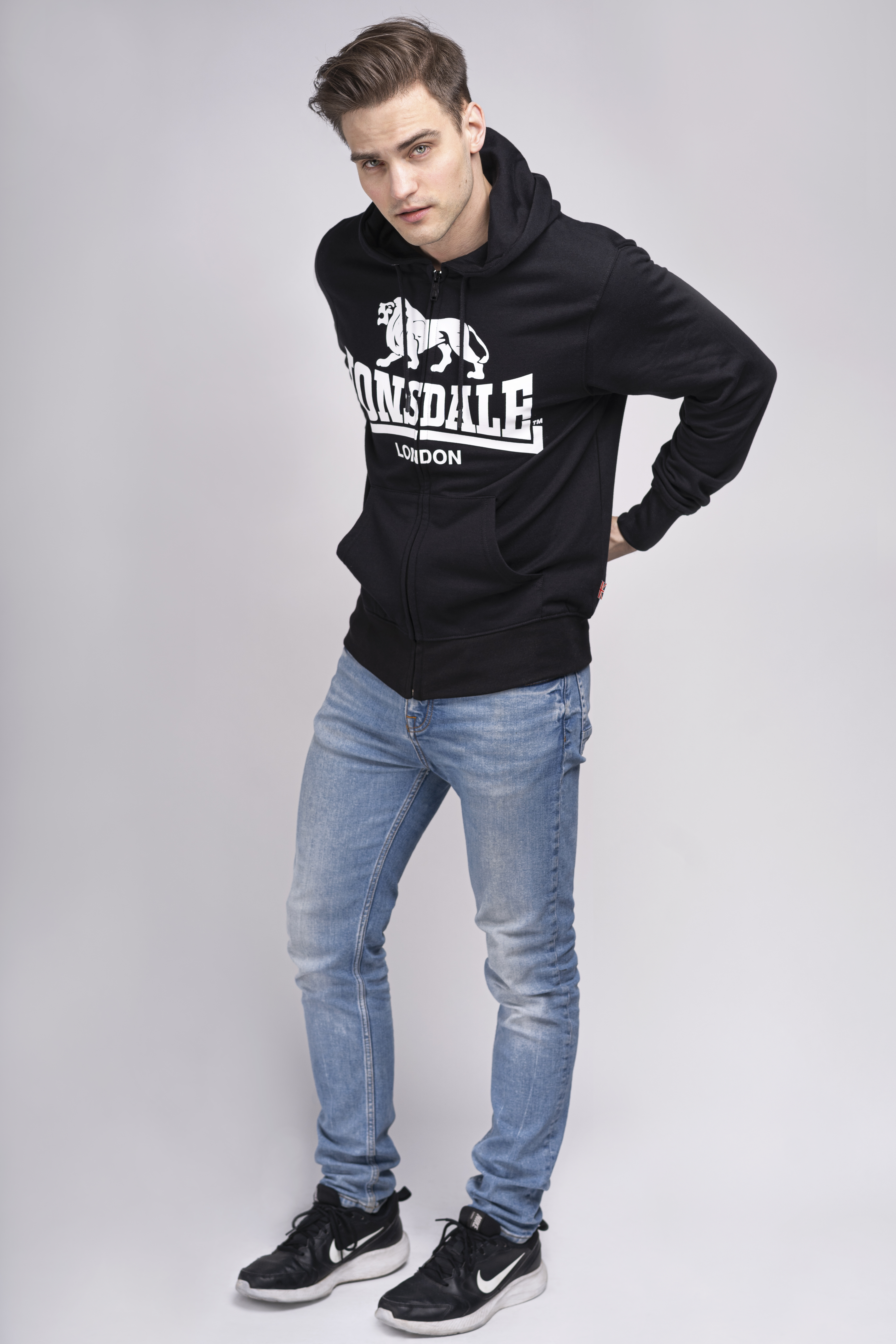 Hanorac bărbati Lonsdale Zip-Up