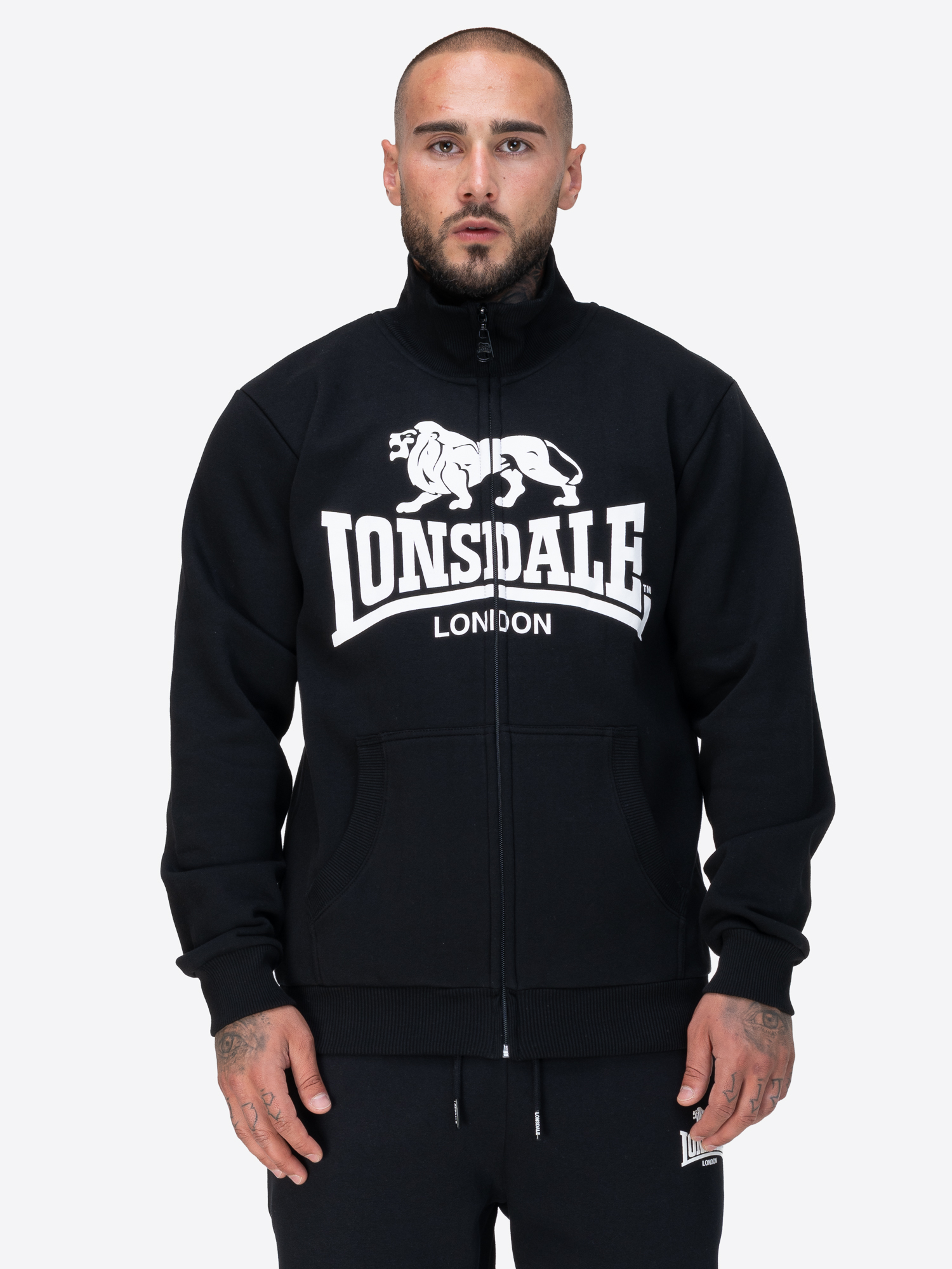 Lonsdale Men's zipsweat jacket regular fit