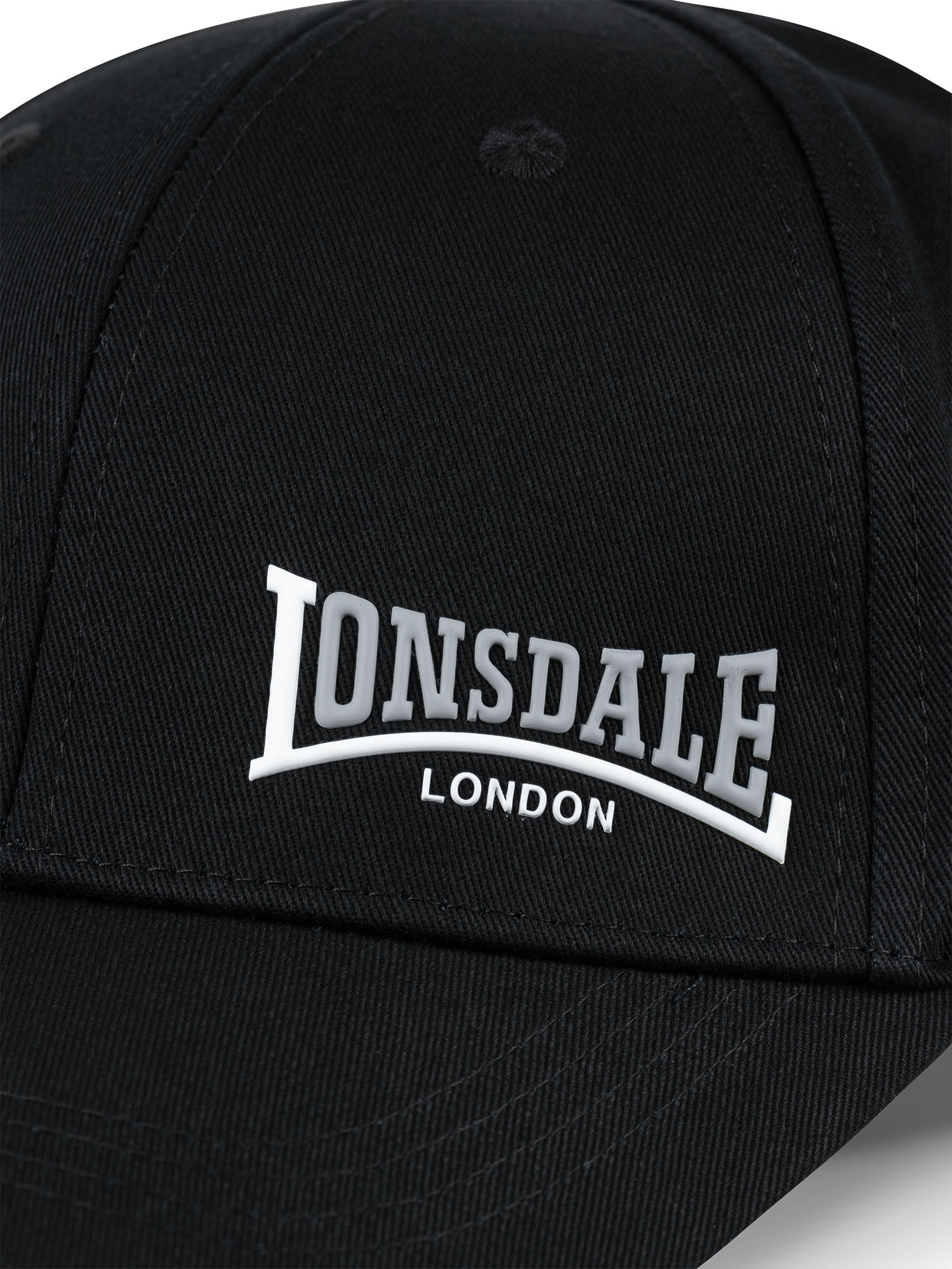 Căciulă bărbați Lonsdale 114963-Black/White/Ash