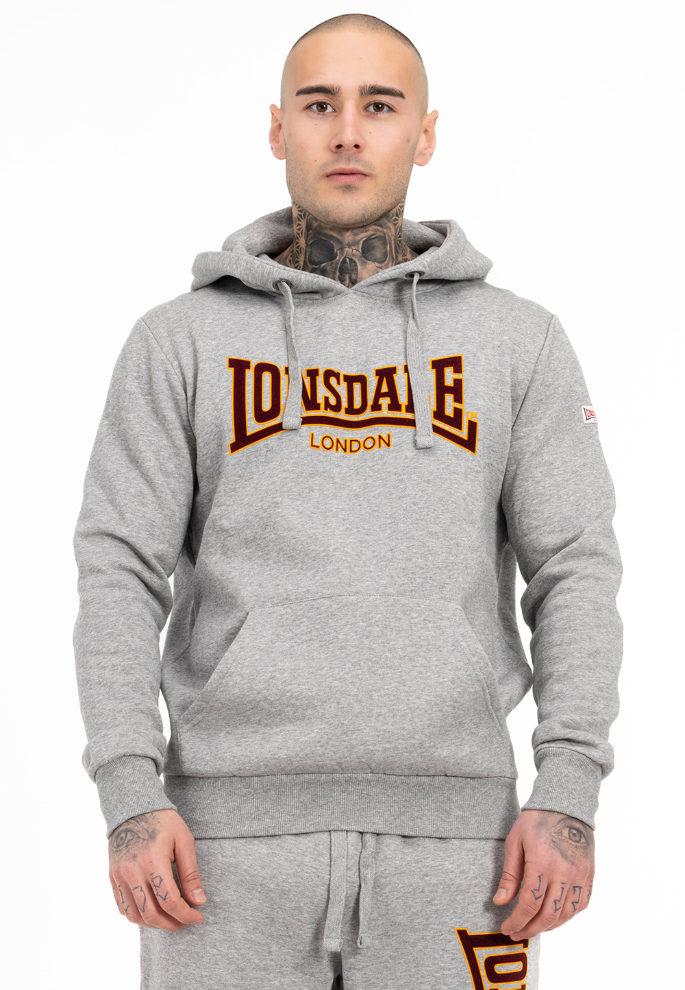 Lonsdale Men's hooded sweatshirt slim fit