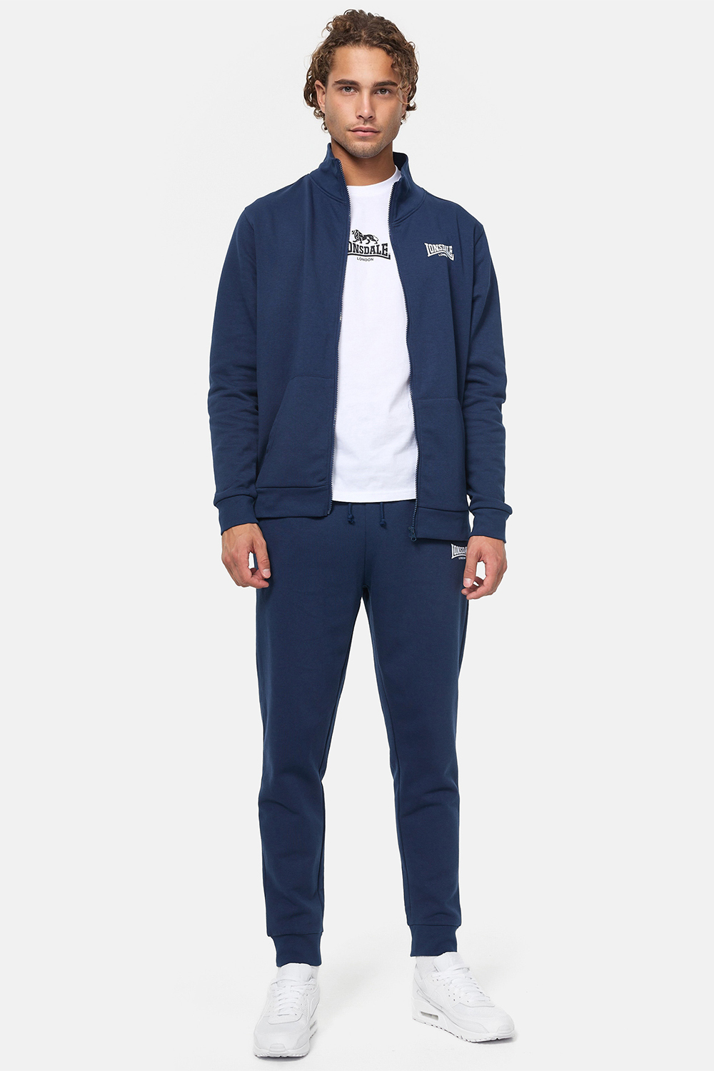 Pánska tepláková súprava Lonsdale 117427-Navy/White