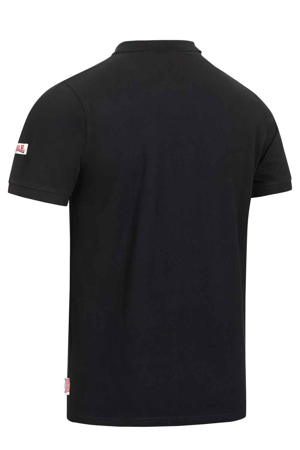 Pánske polo Lonsdale 117230-Black/Silver