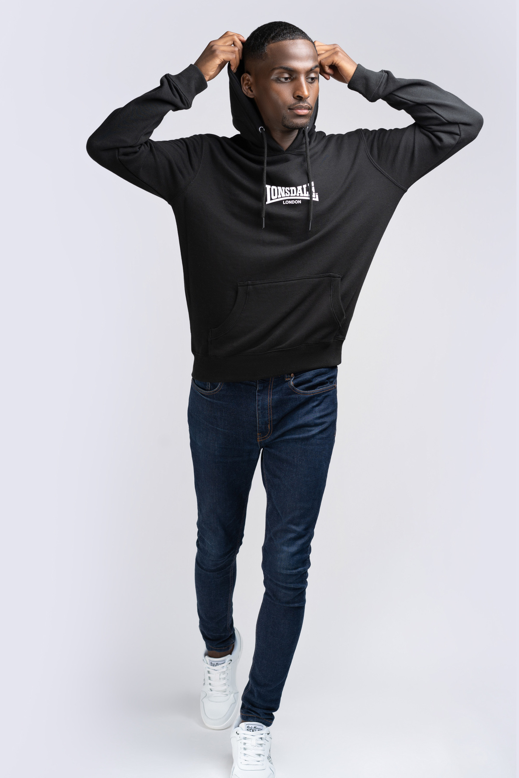 Hanorac barbati, Lonsdale 117026-Black