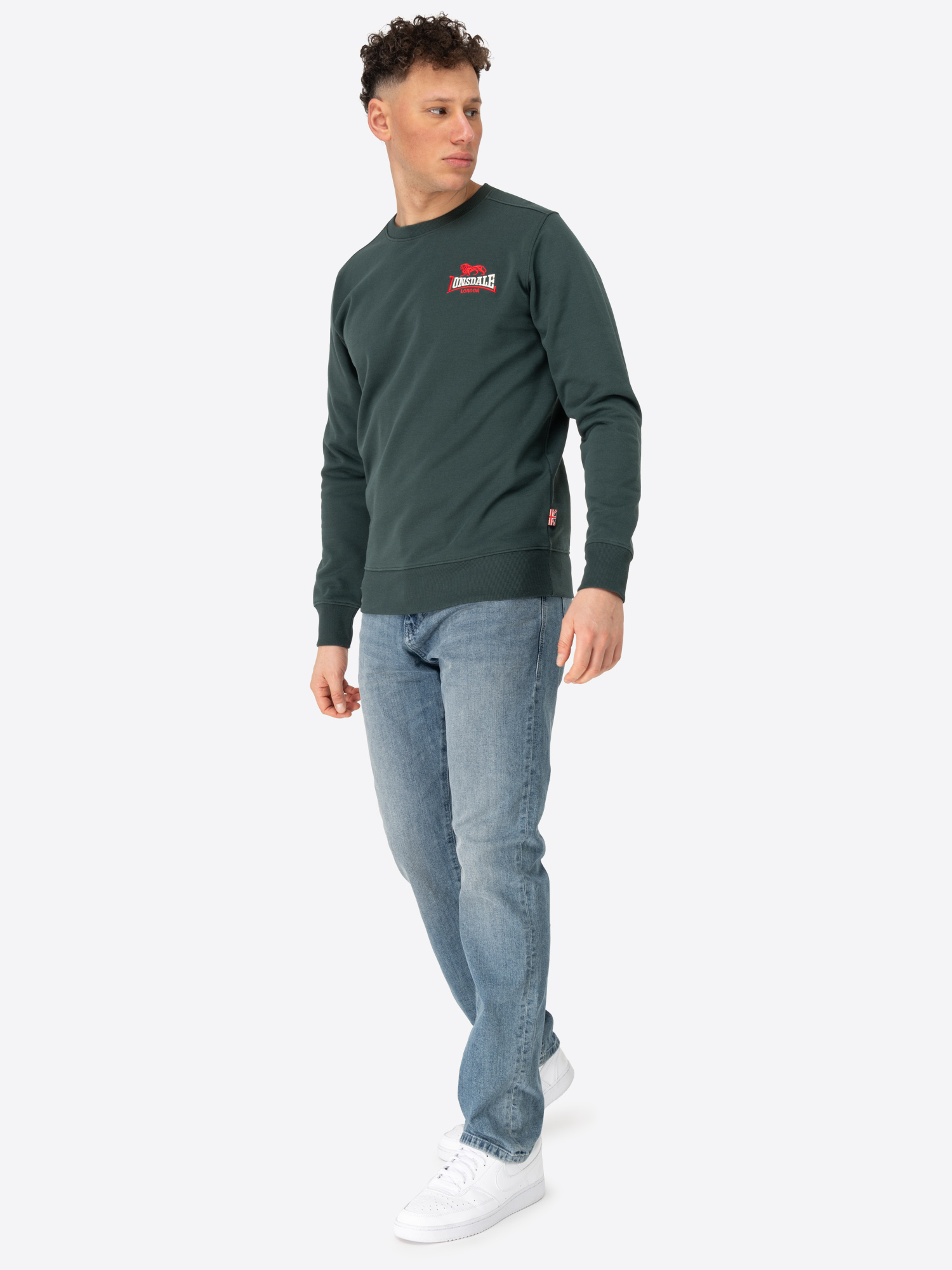 Lonsdale Men&#039;s crewneck sweatshirt slim fit