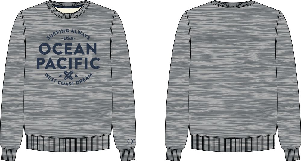 Мъжки суитшърт Ocean Pacific с кръгло деколте