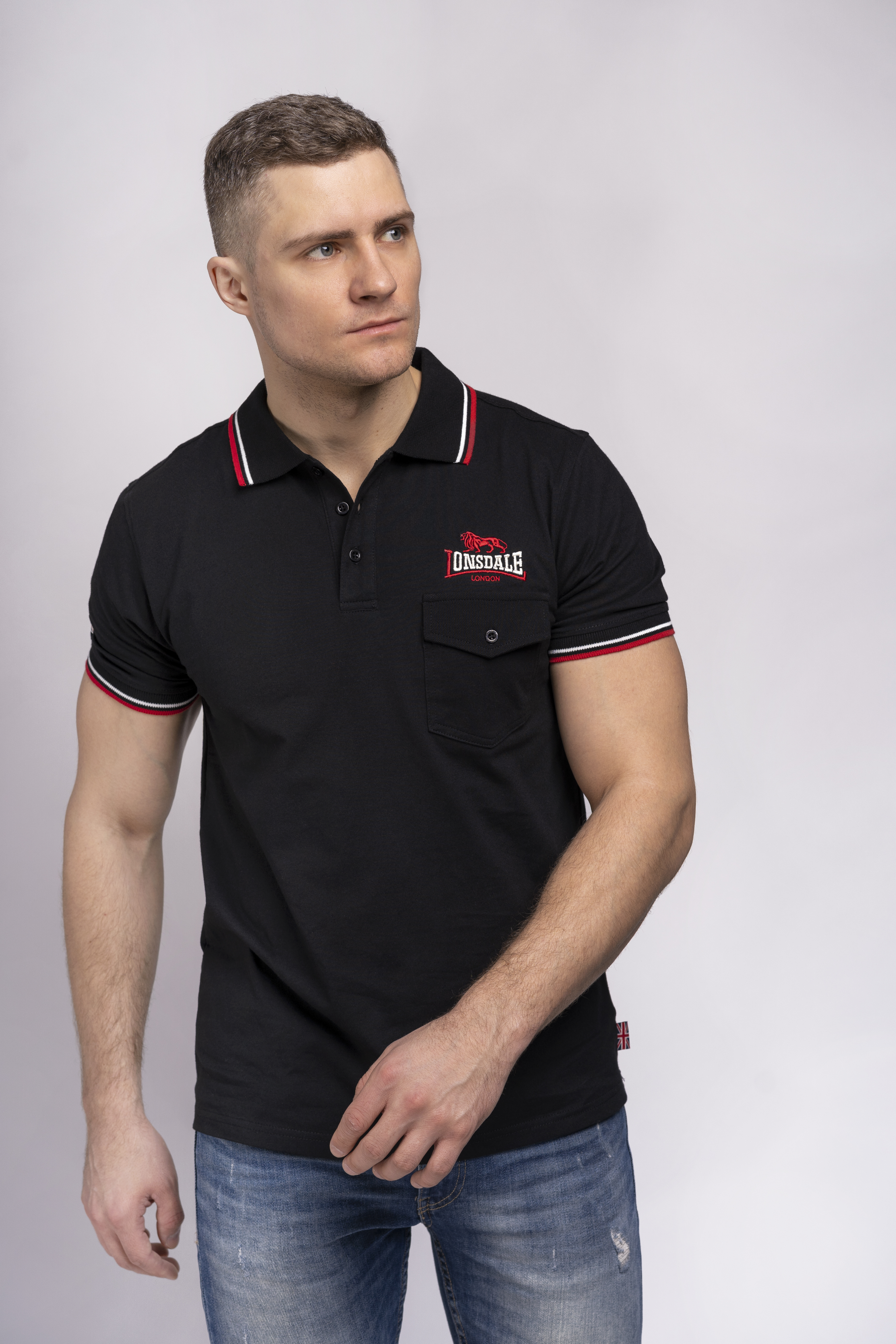 Tricou polo barbati, Lonsdale Original