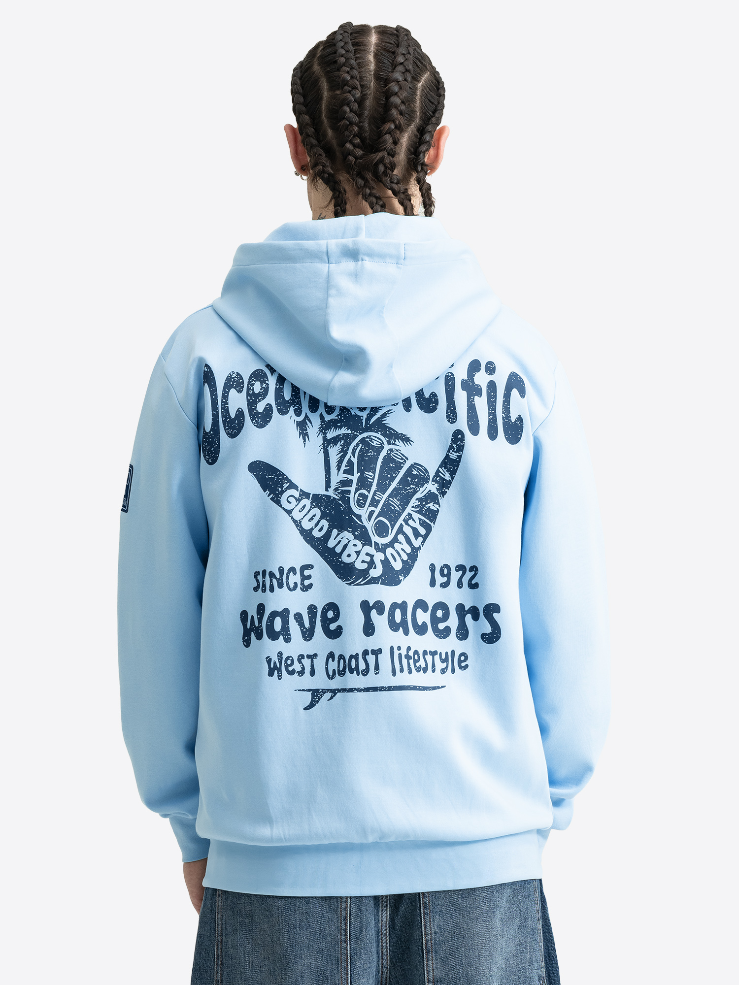 Ocean Pacific pánska mikina na zips s kapucňou