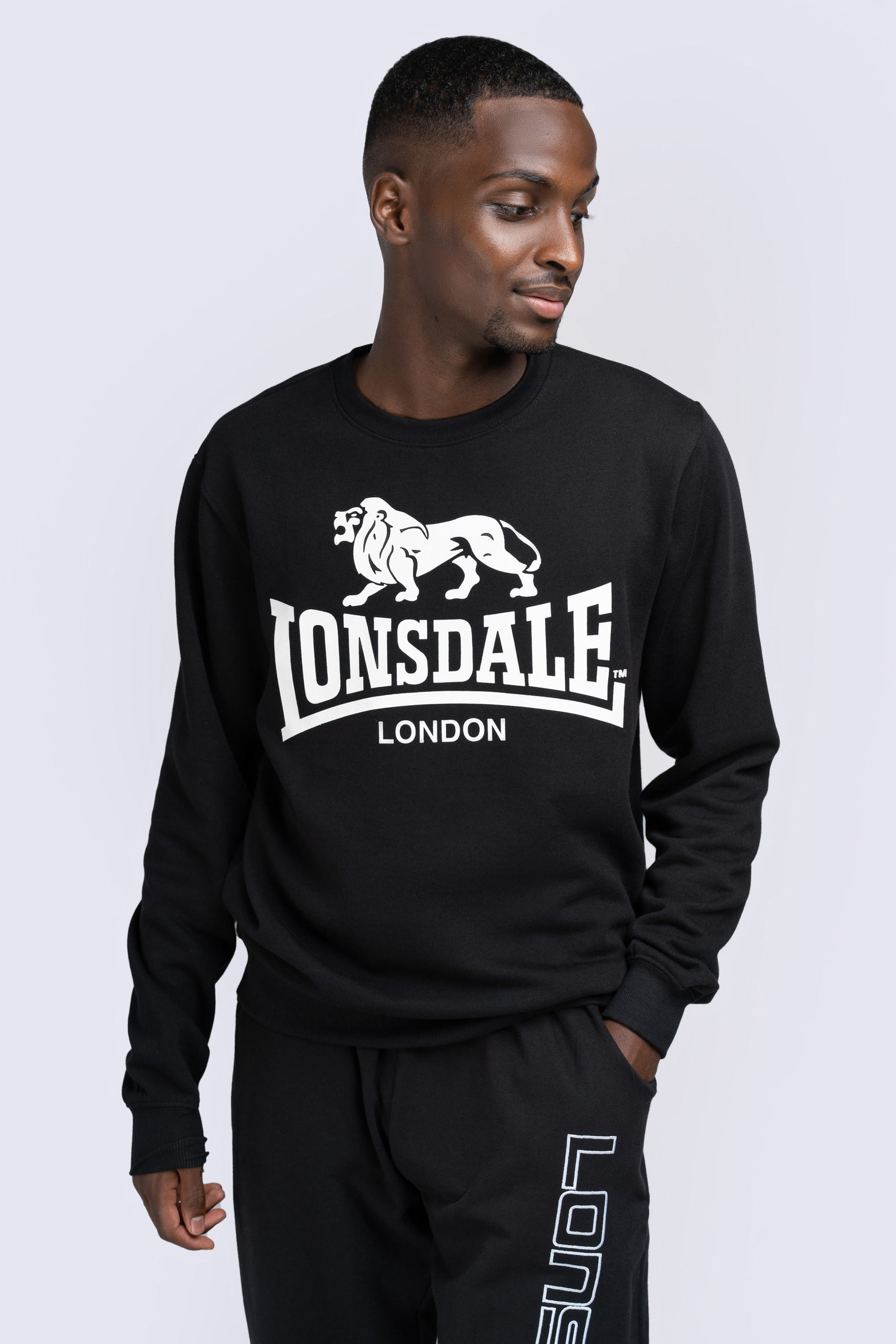 Hanorac bărbați Lonsdale 113374-Black