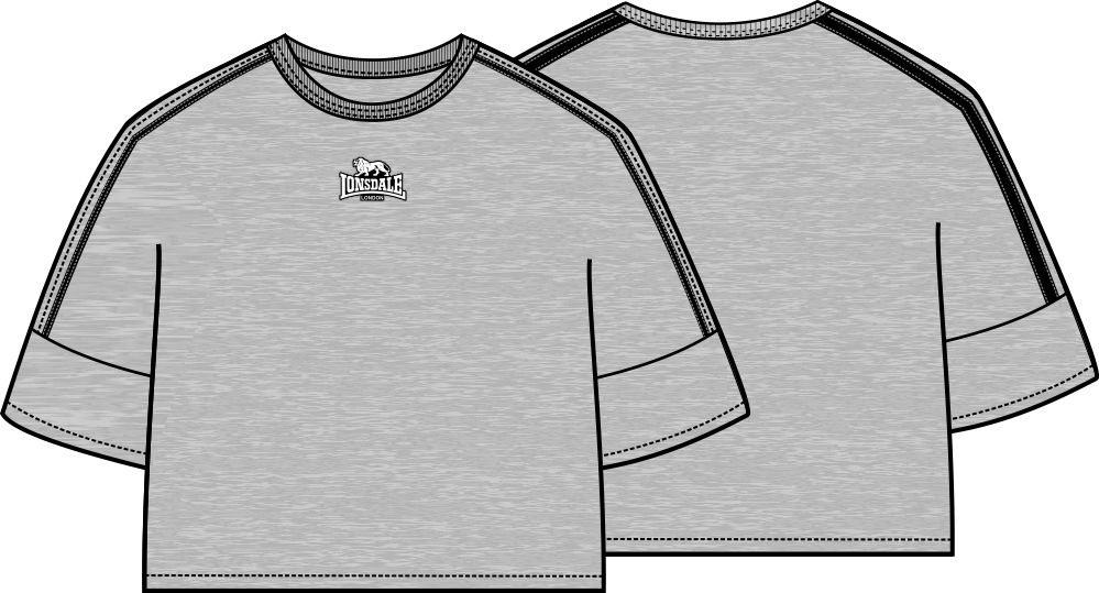 Дамска тениска с къс топ Lonsdale