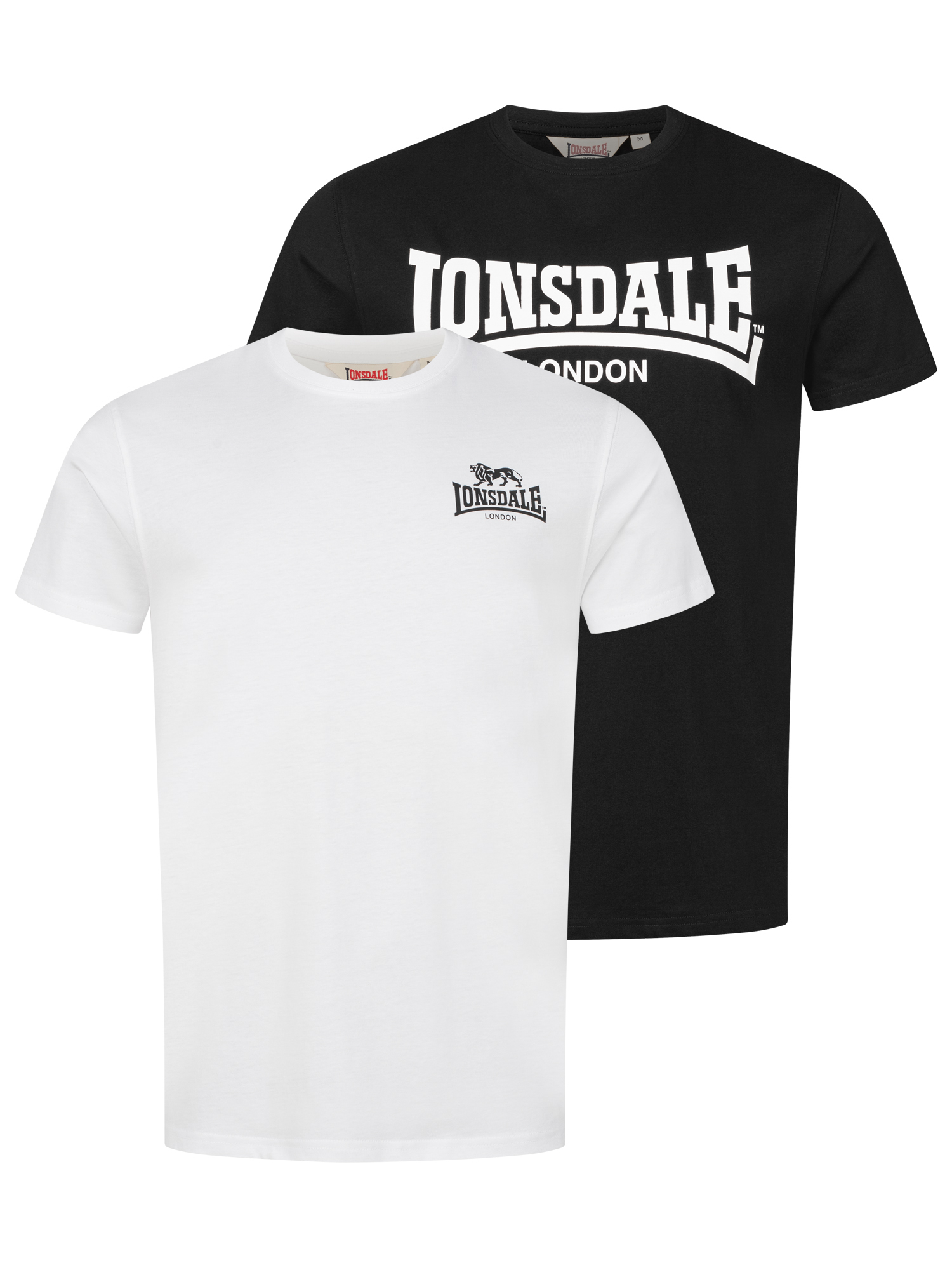 Lonsdale Men's t-shirt regular fit double pack