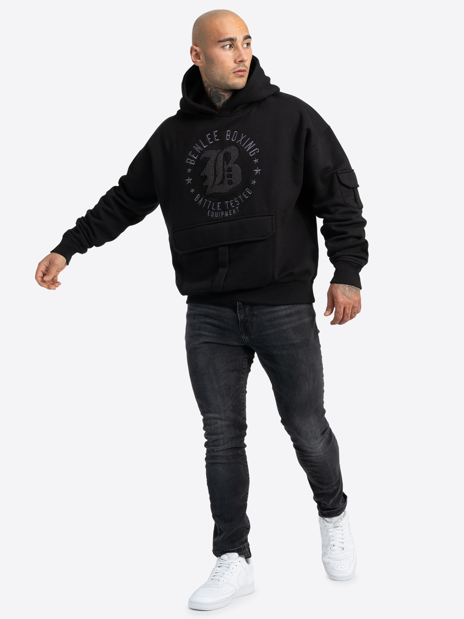 Lonsdale Men&#039;s hooded sweatshirt oversized