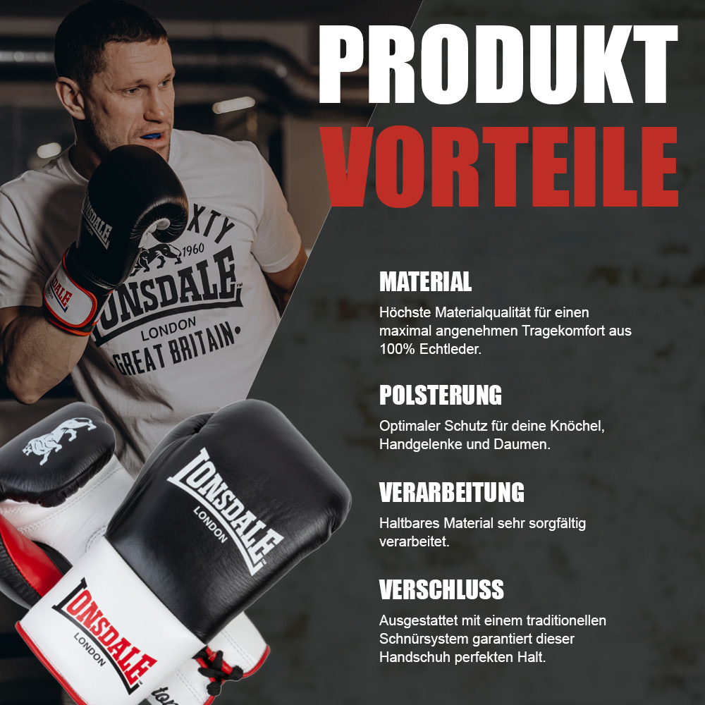 Lonsdale Leather boxing gloves