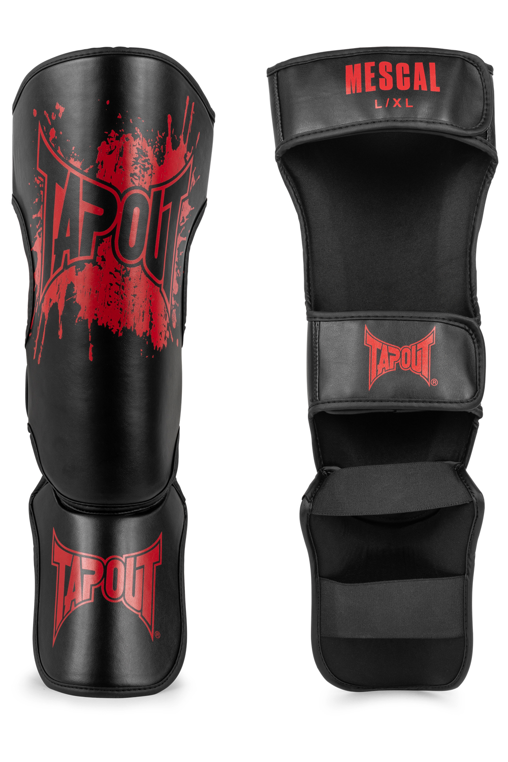 Tapout Artificial leather shin guards (1 pair)