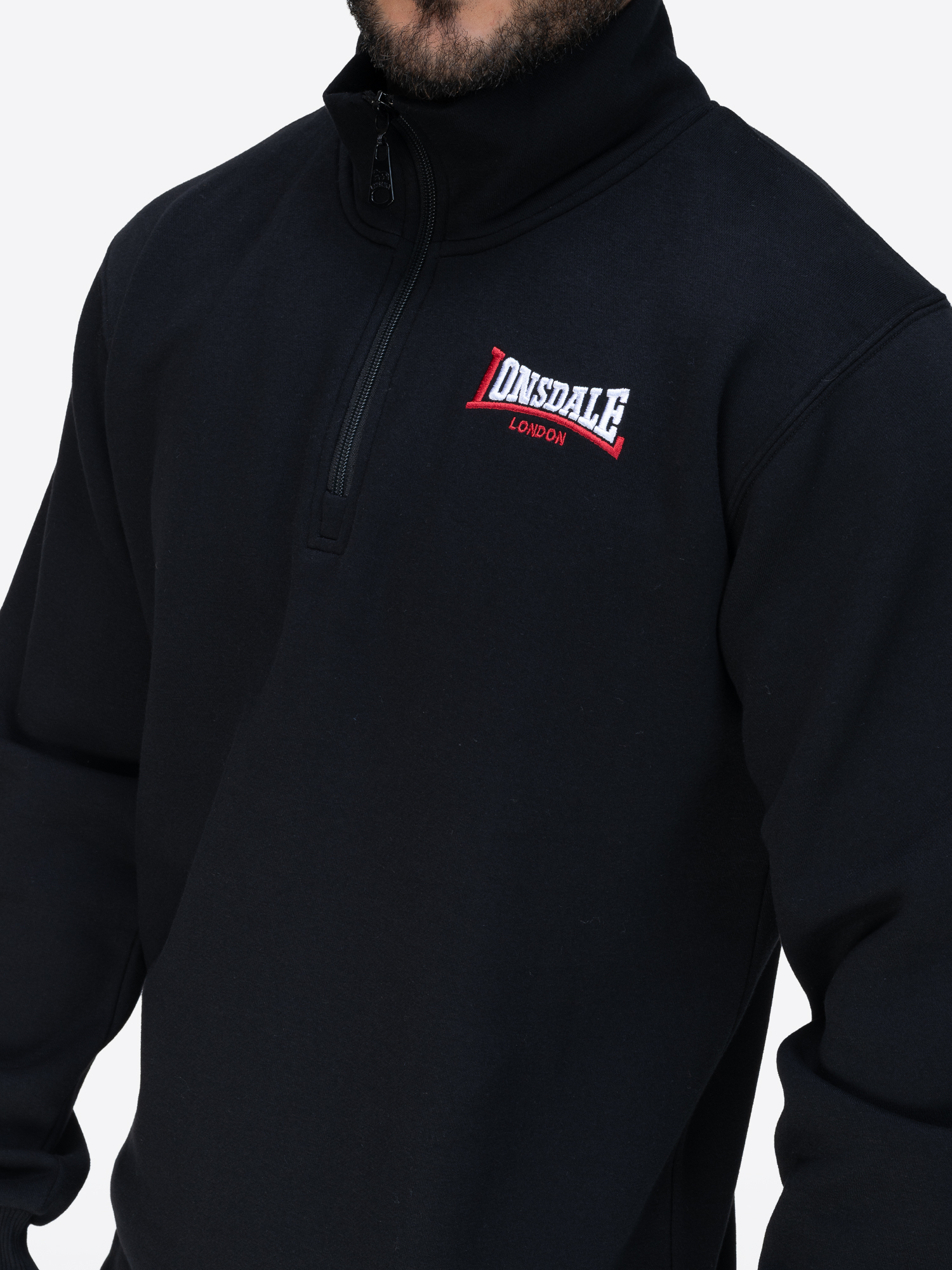 Lonsdale Men's sweatshirt quarter zip regular fit