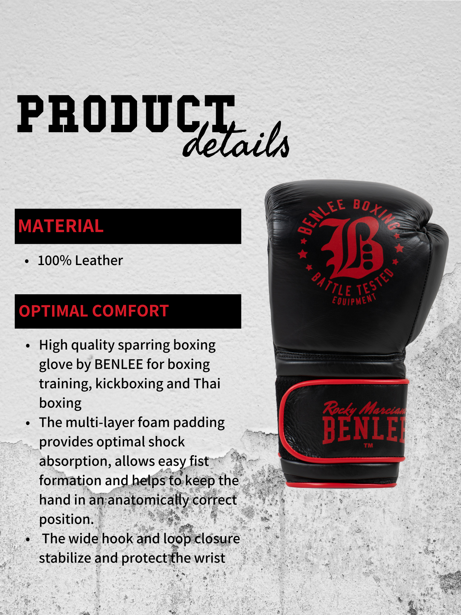 Lonsdale Leather sparring boxing gloves
