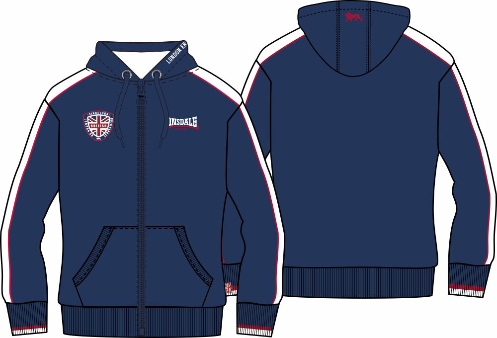 Lonsdale Men's hooded tracksuit top regular fit