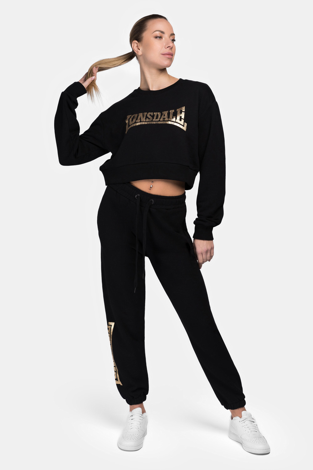 Lonsdale Women's crewneck sweatshirt cropped