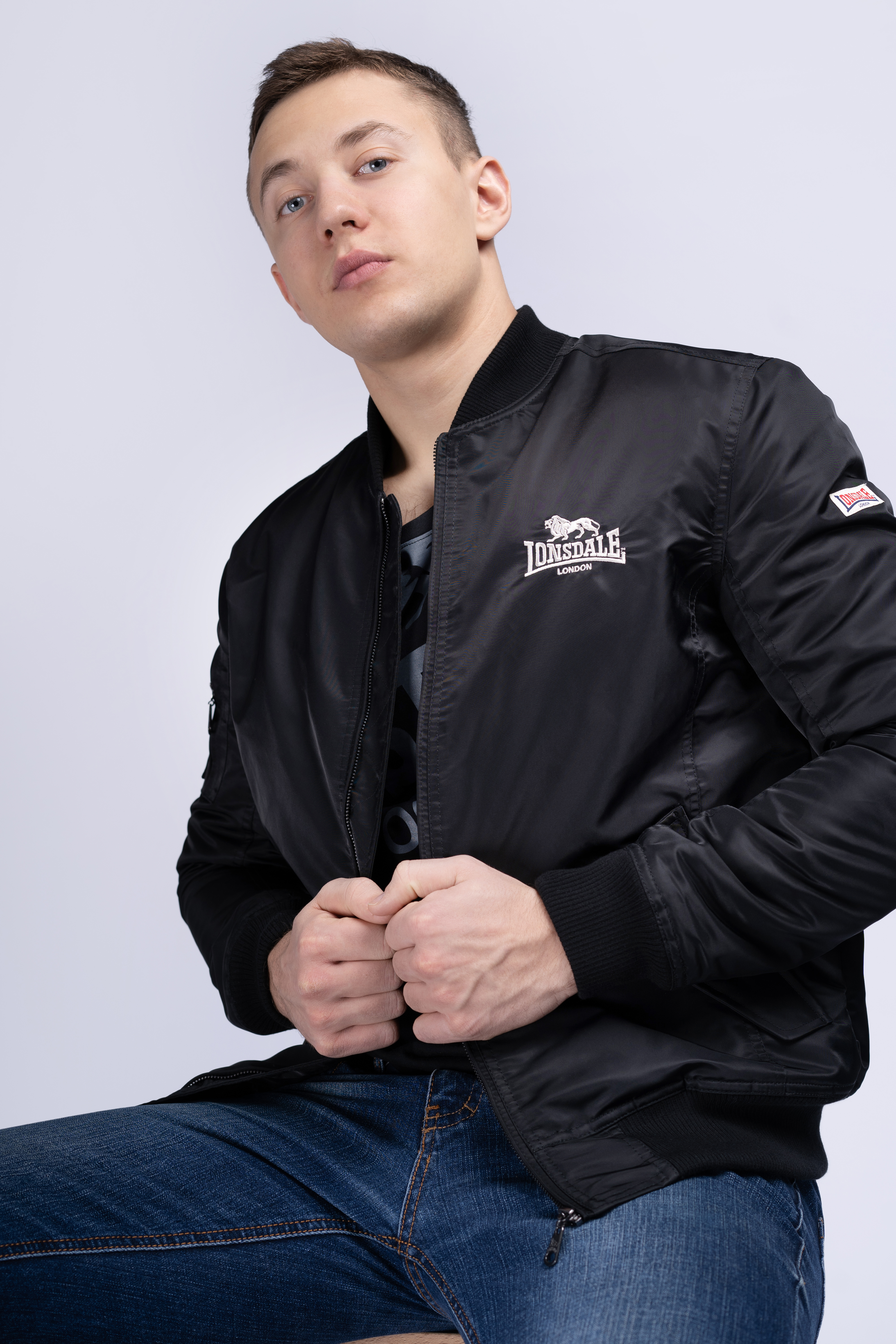 Geaca bărbați Lonsdale Slim fit