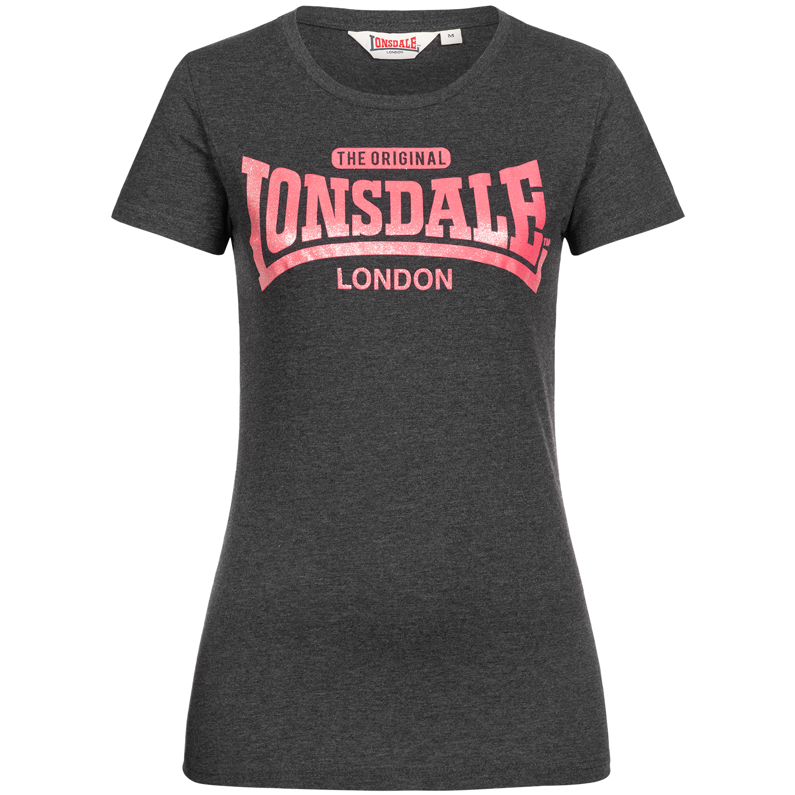 Tricou dama Lonsdale 114026-Marl Black