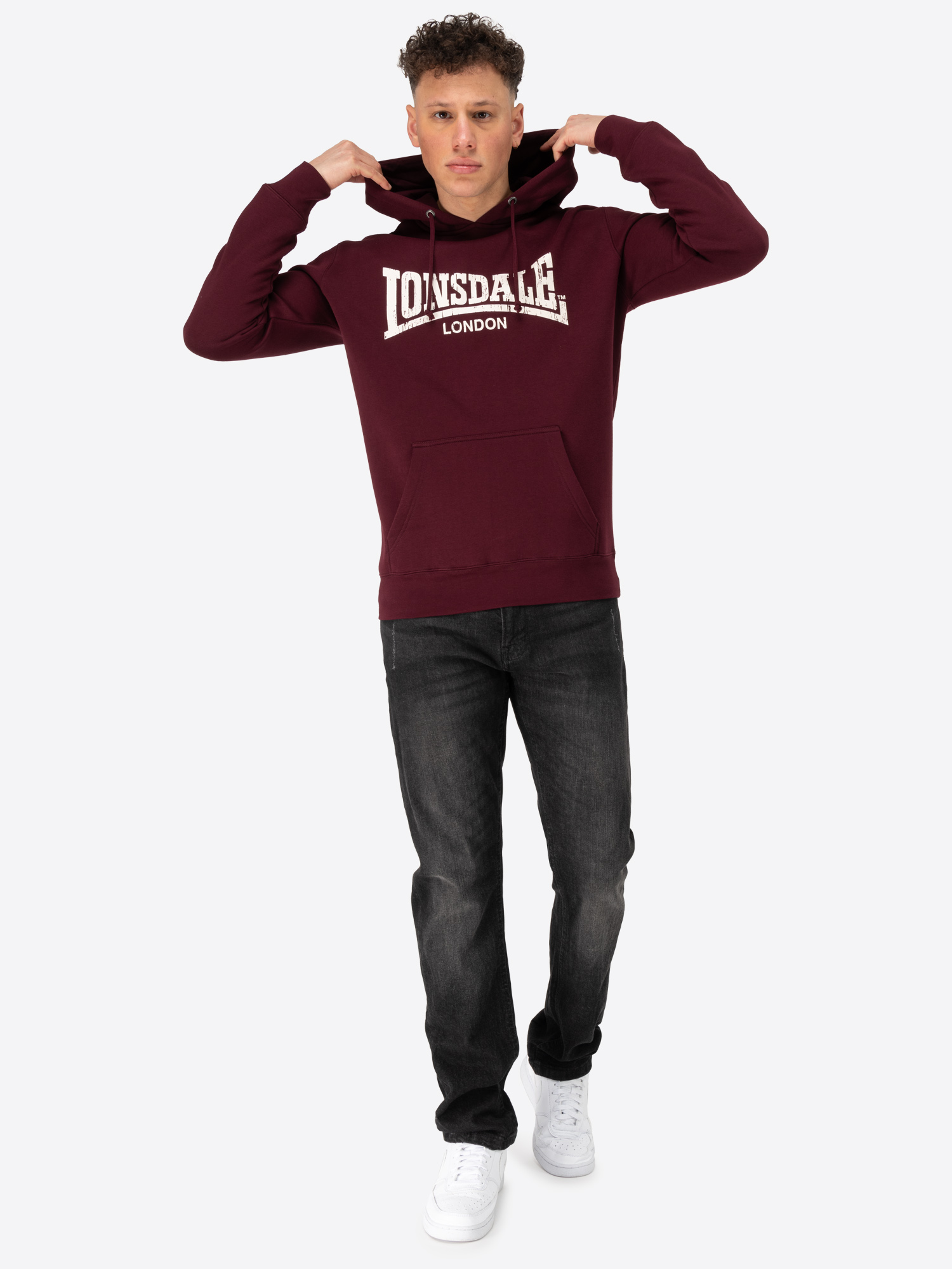 Lonsdale Men&#039;s hooded sweatshirt regular fit