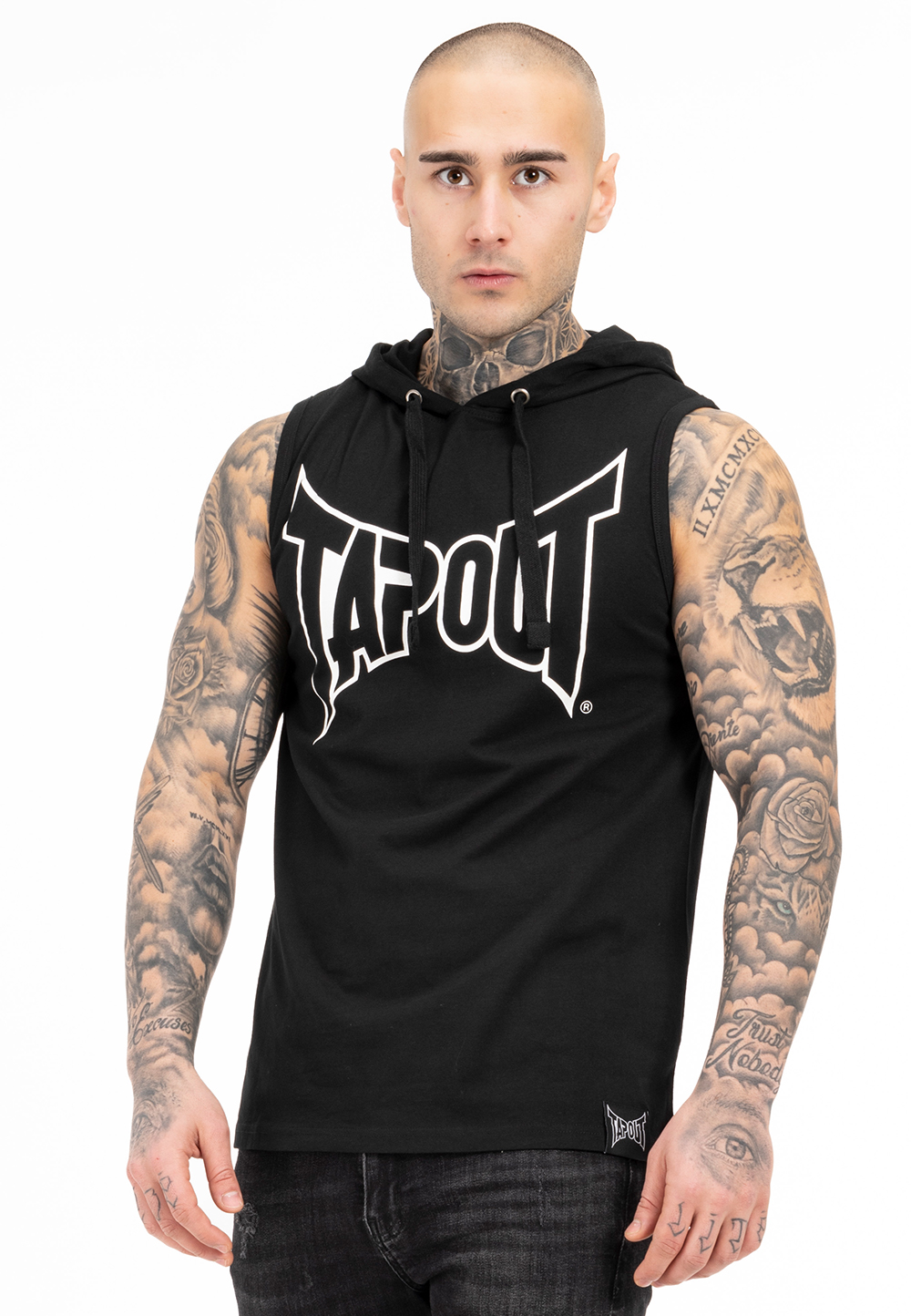 Tapout Men's Sleeveless Hoodie Regular Fit