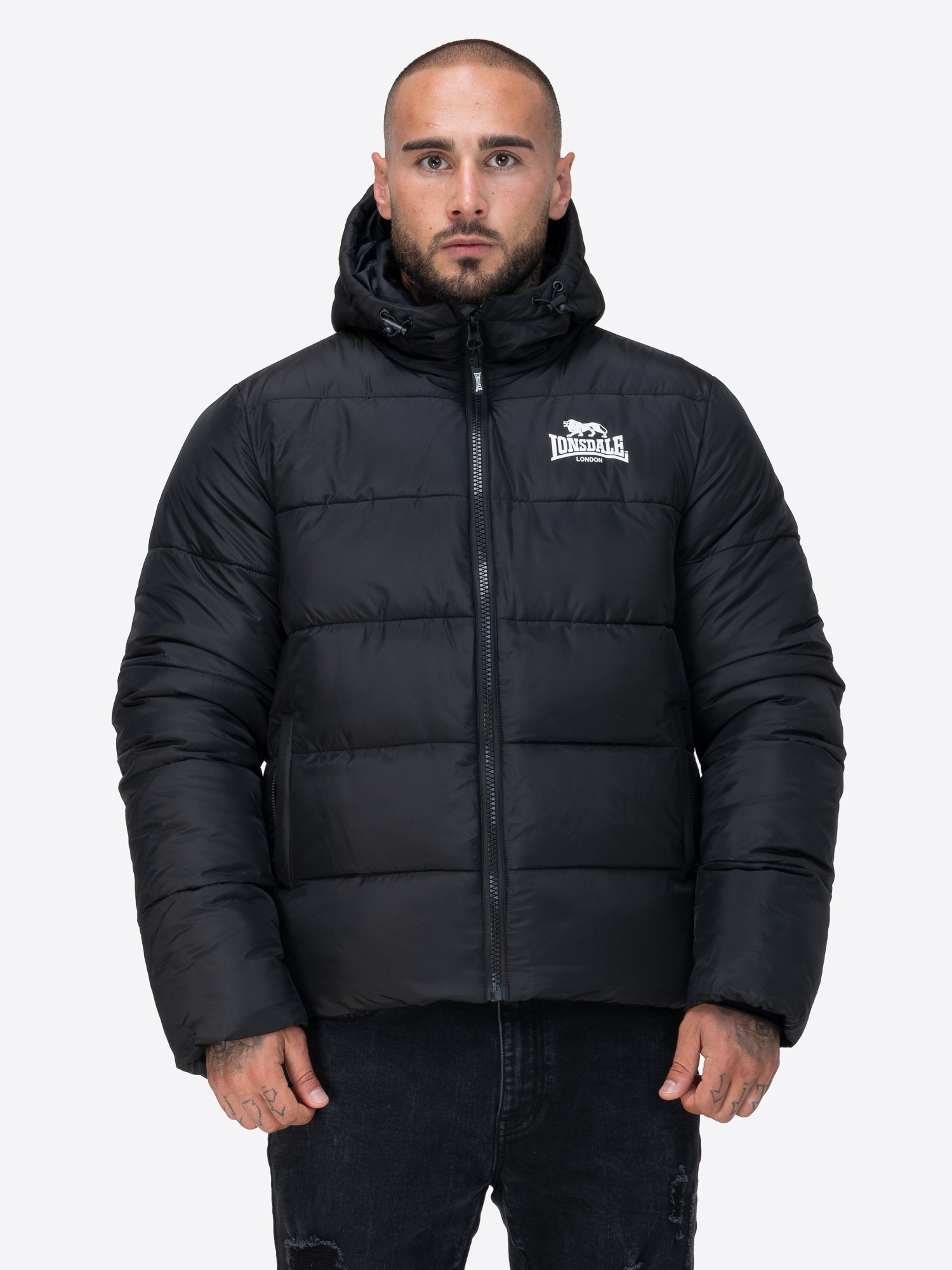 Lonsdale Men's hooded winter jacket regular fit