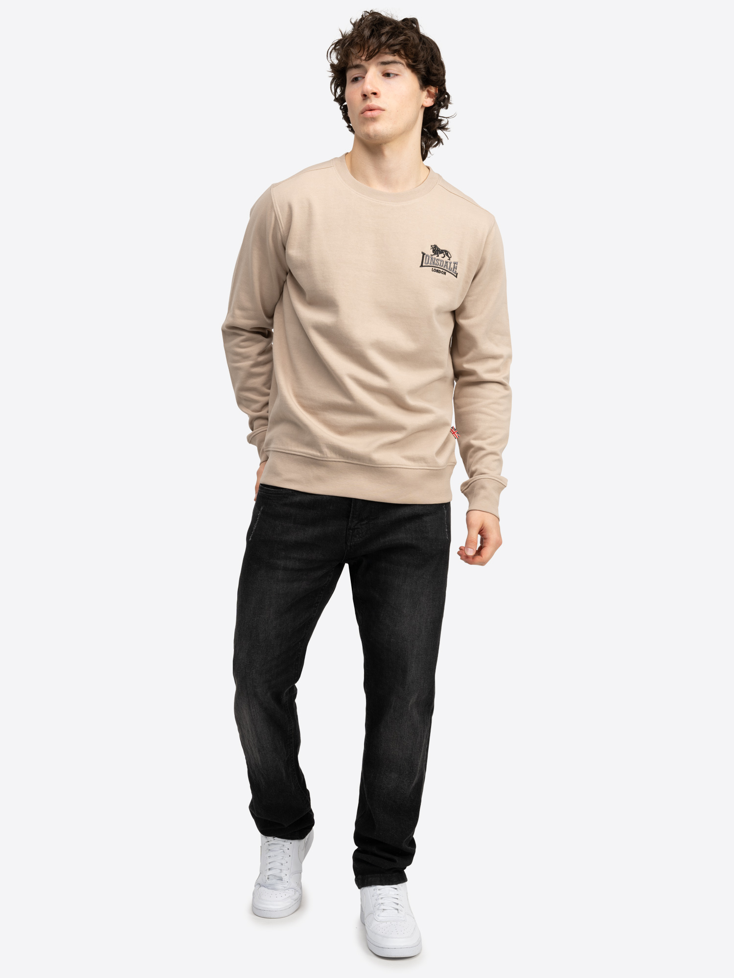 Lonsdale Men's crewneck sweatshirt slim fit
