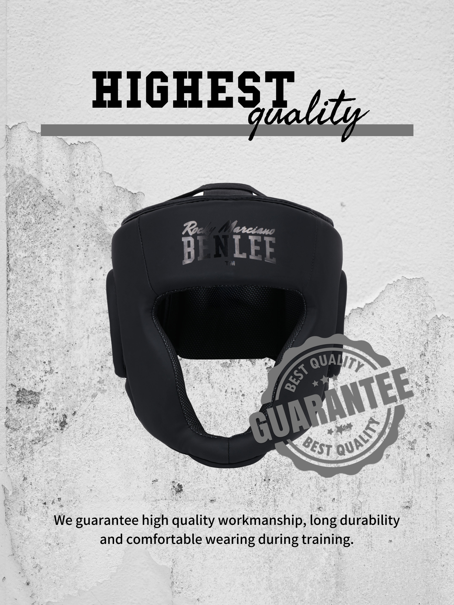 Lonsdale Artificial leather head protection