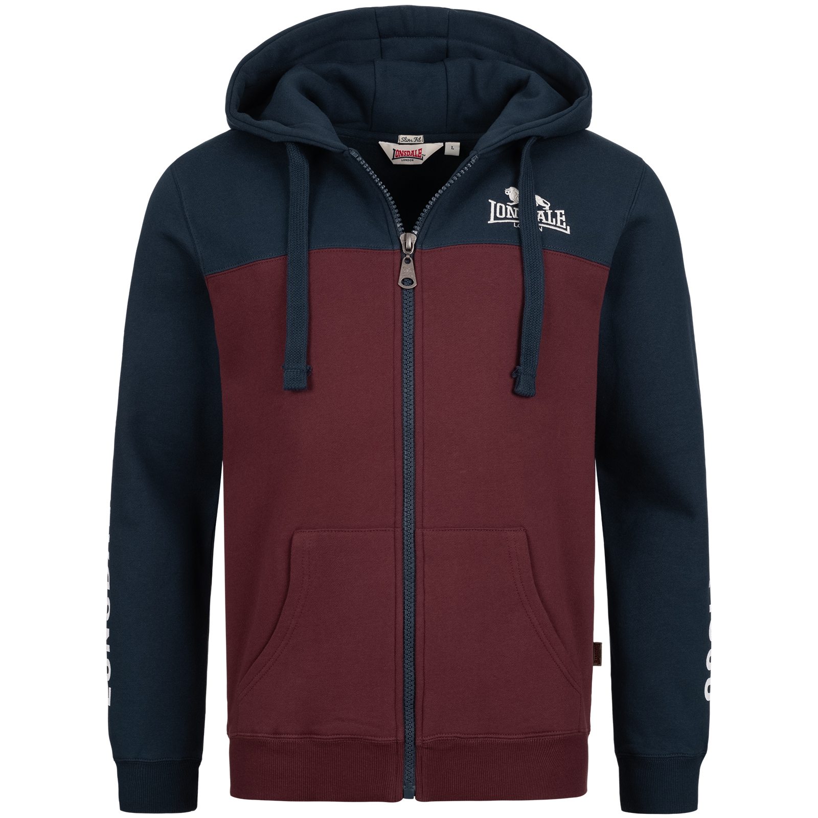 Men's hoodie Lonsdale Oxblood