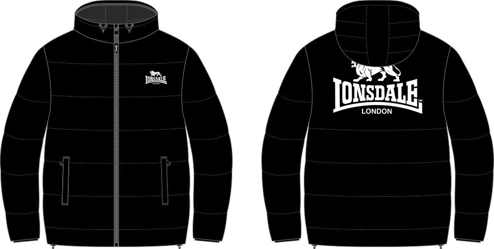 Lonsdale Men&#039;s hooded winter jacket regular fit