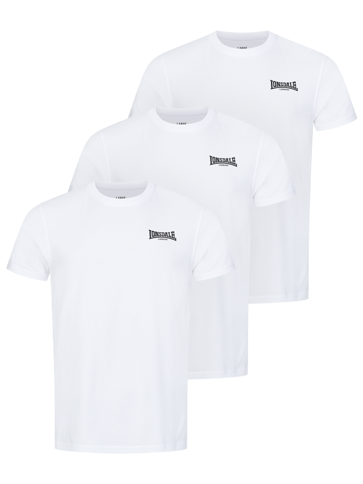 Lonsdale Men's undershirt slim fit triple pack