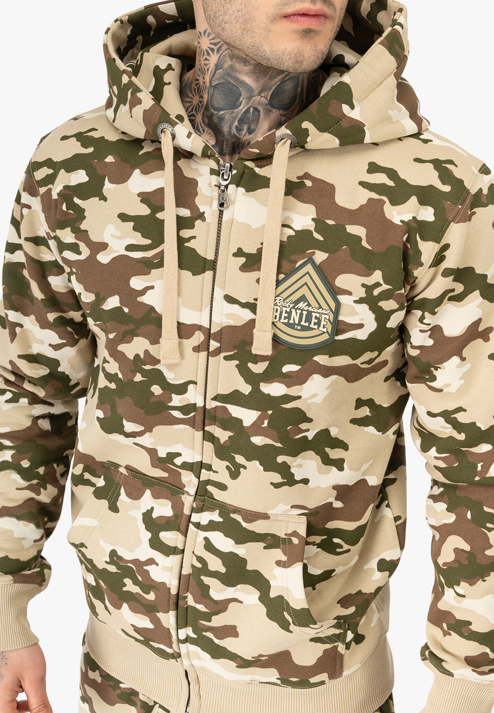Benlee Men's hooded zipsweat jacket