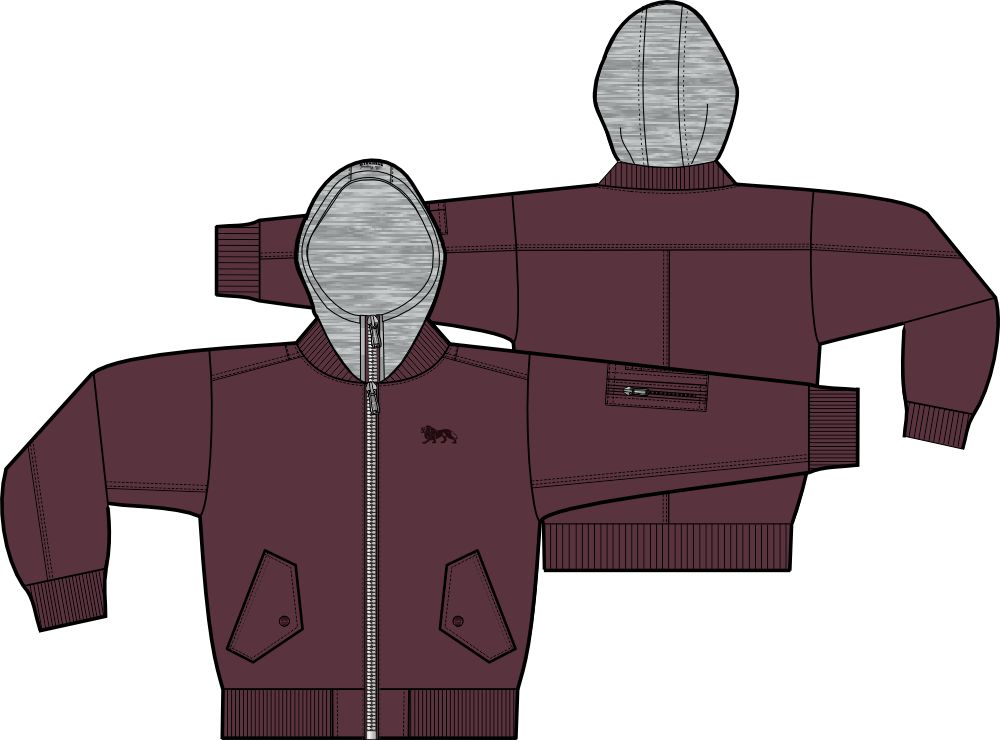 Мъжко яке с качулка Lonsdale