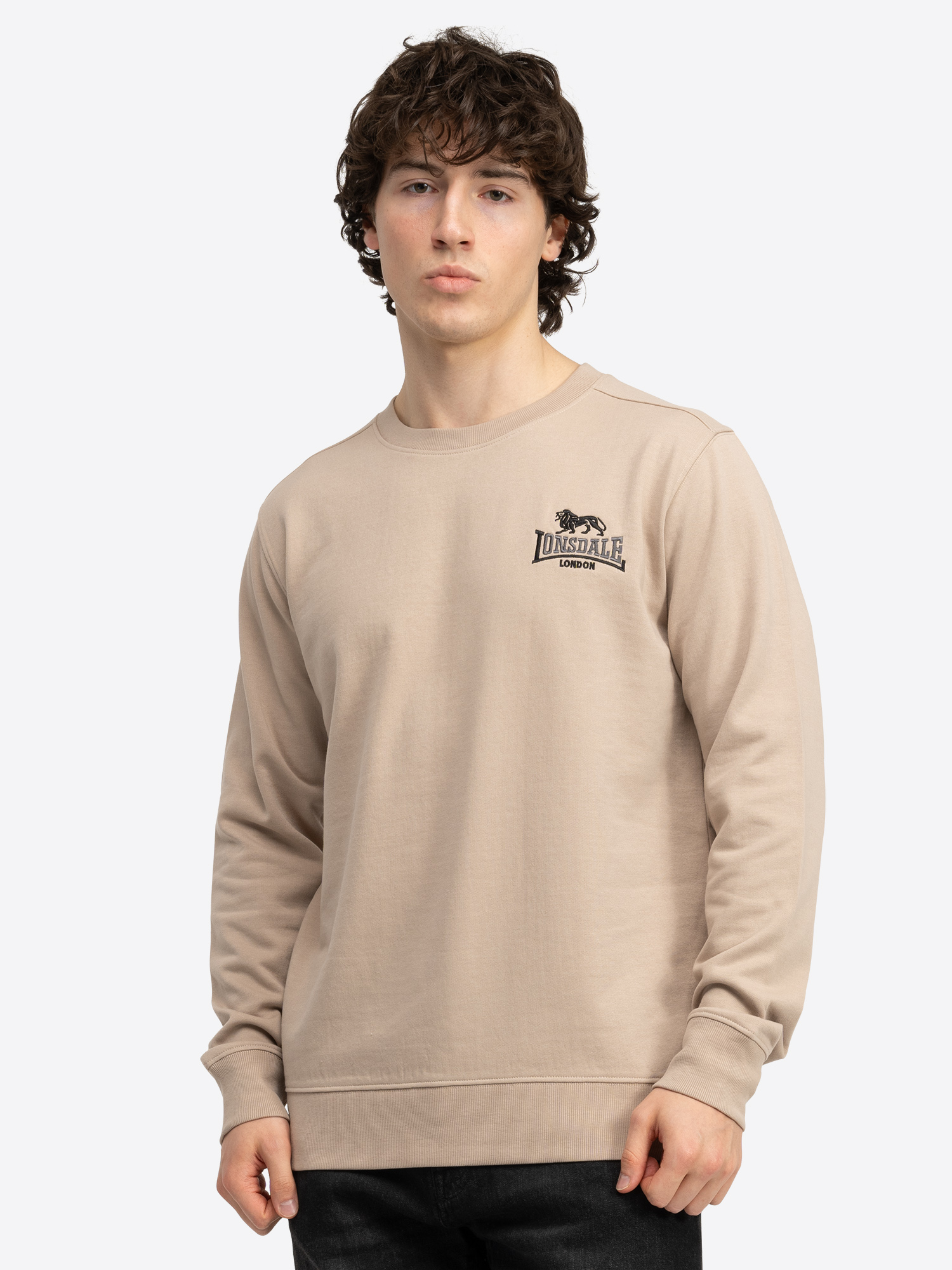 Lonsdale Men&#039;s crewneck sweatshirt slim fit