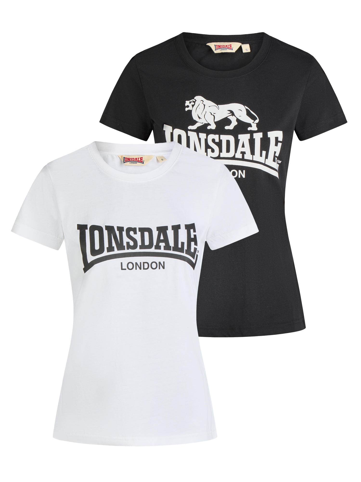 Lonsdale Women's t-shirt double pack