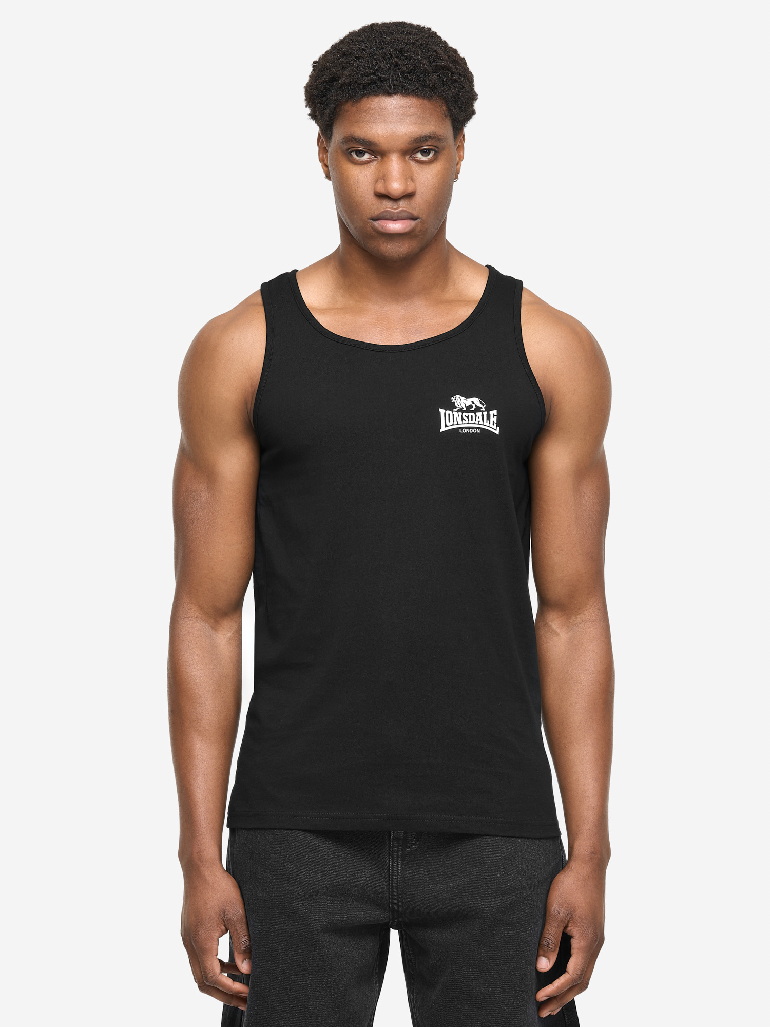 Lonsdale Men's singlet regular fit double pack