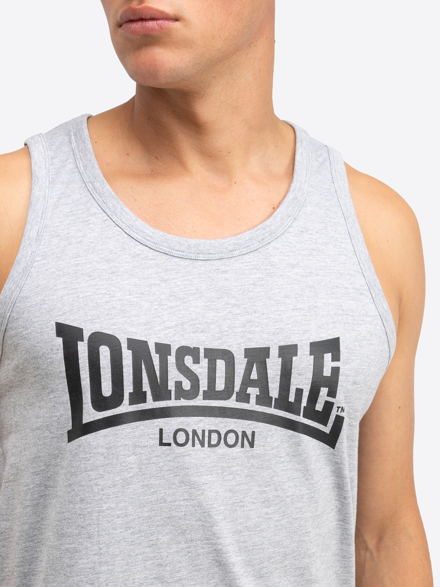 Lonsdale Men's singlet regular fit double pack