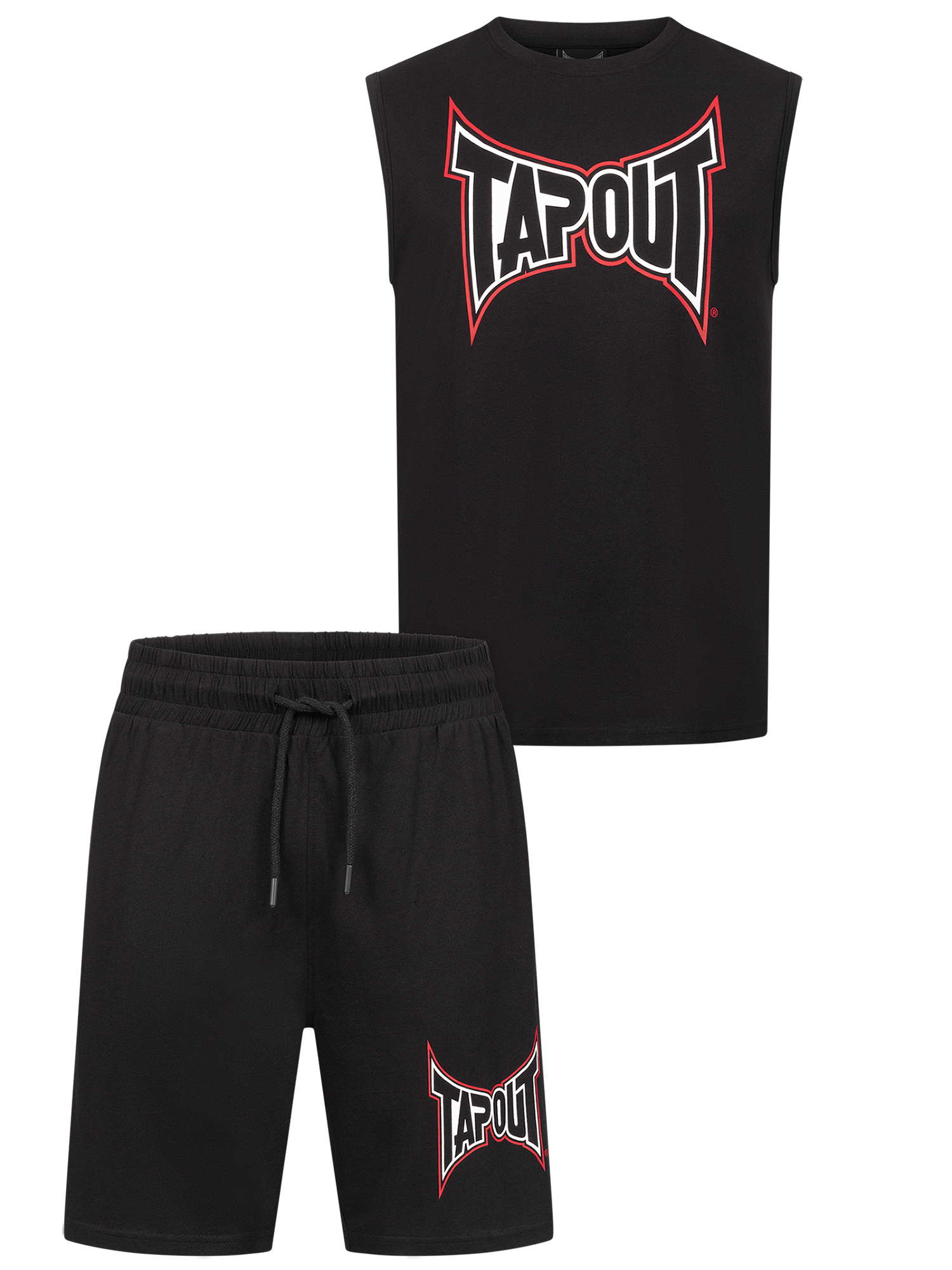Tapout Men's sleeveless t-shirt & shorts set regular fit
