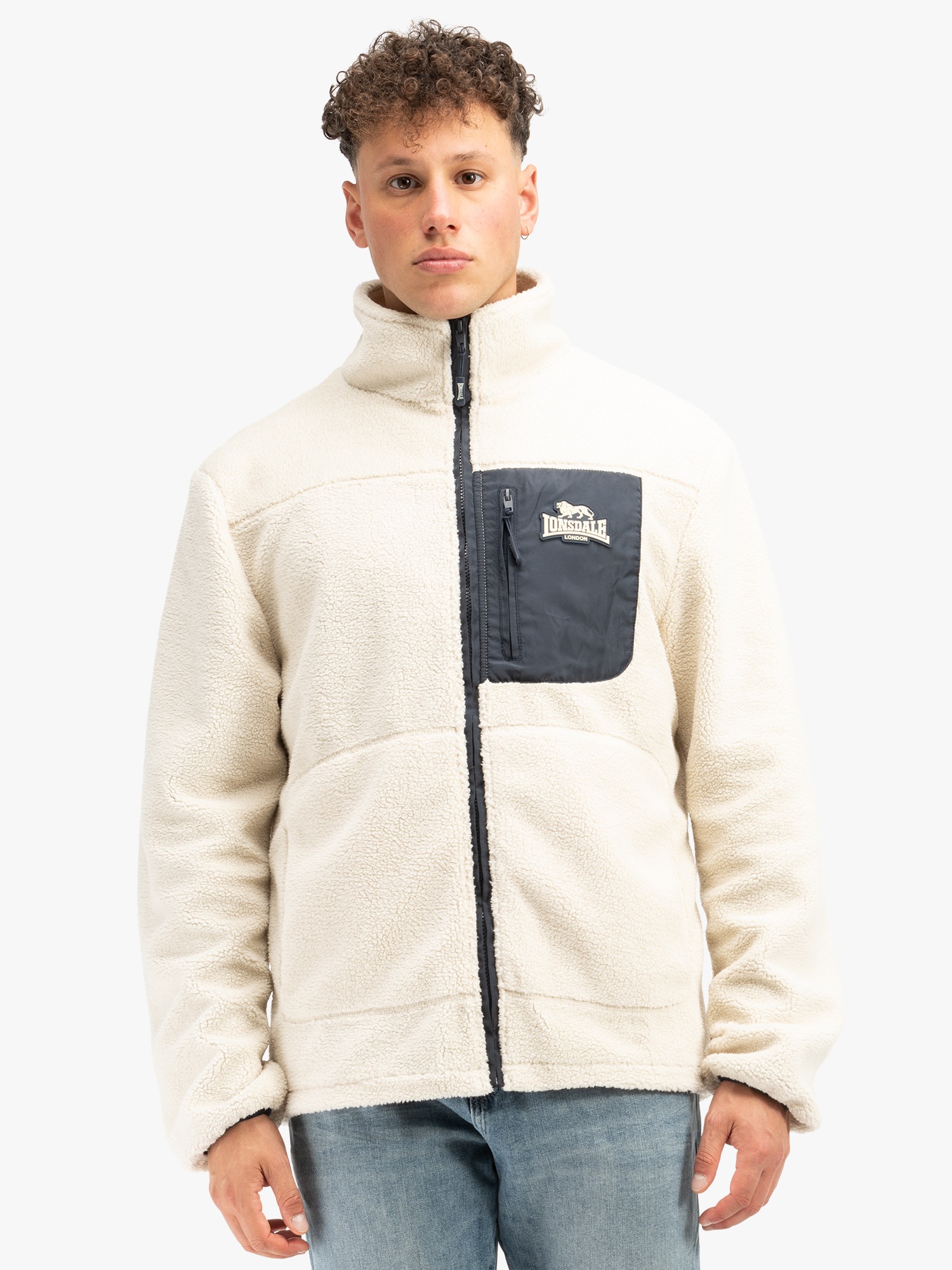 Lonsdale Men's Sherpa Jacket Regular Fit