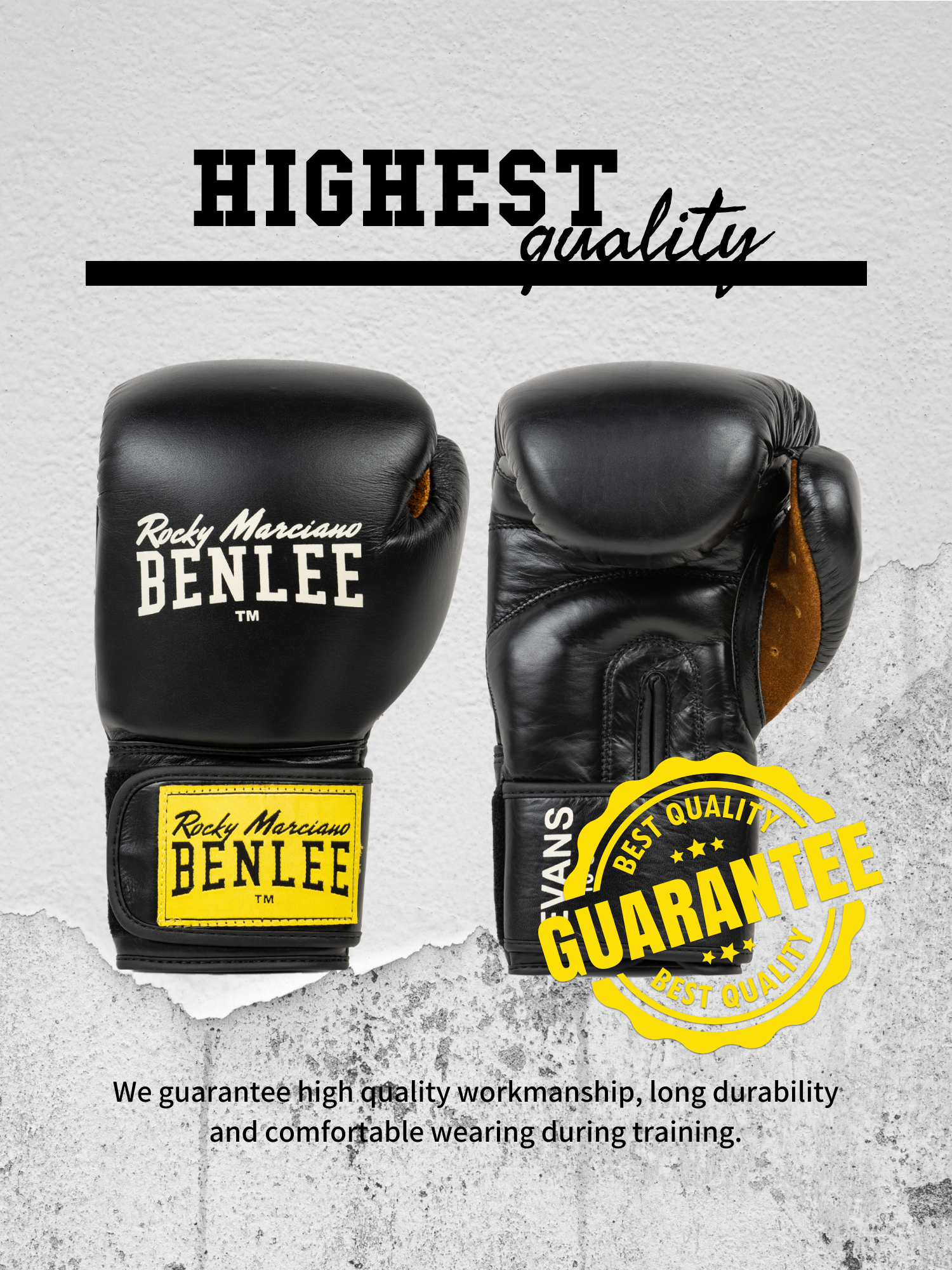 Lonsdale Leather boxing gloves (1 pair)
