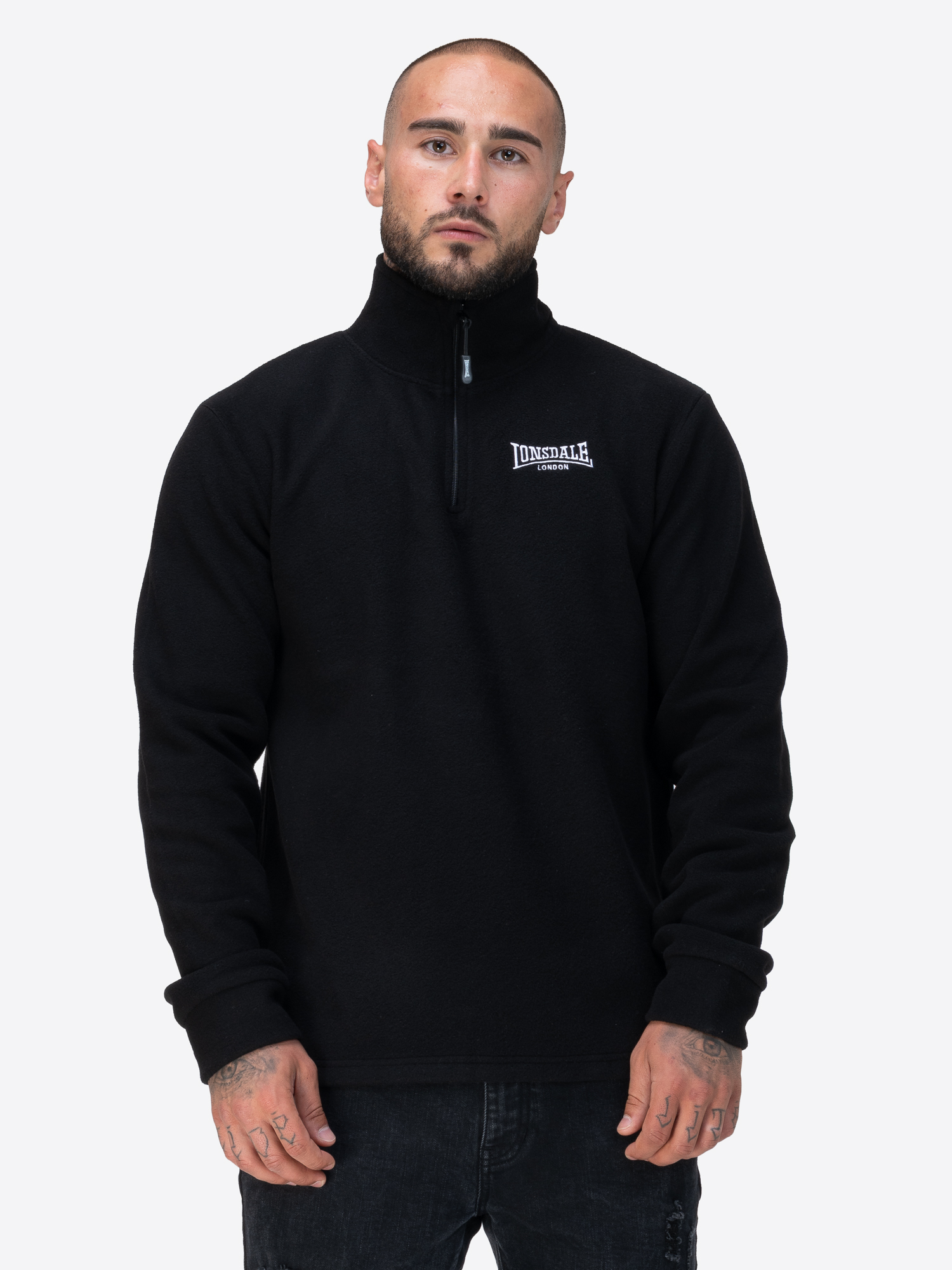Lonsdale Men&#039;s sweatshirt quarter zip regular fit
