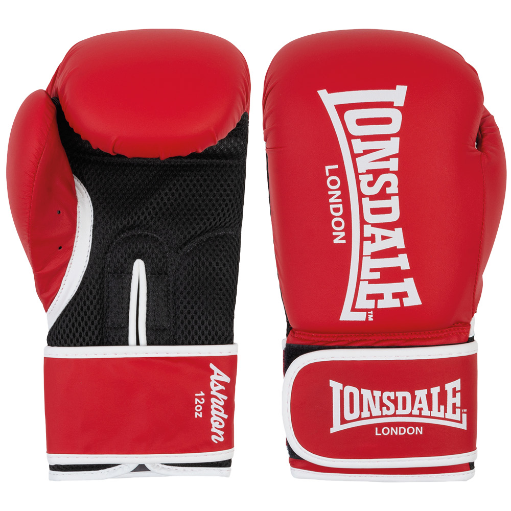 Фото - Захист для єдиноборств Lonsdale Artificial leather boxing gloves 