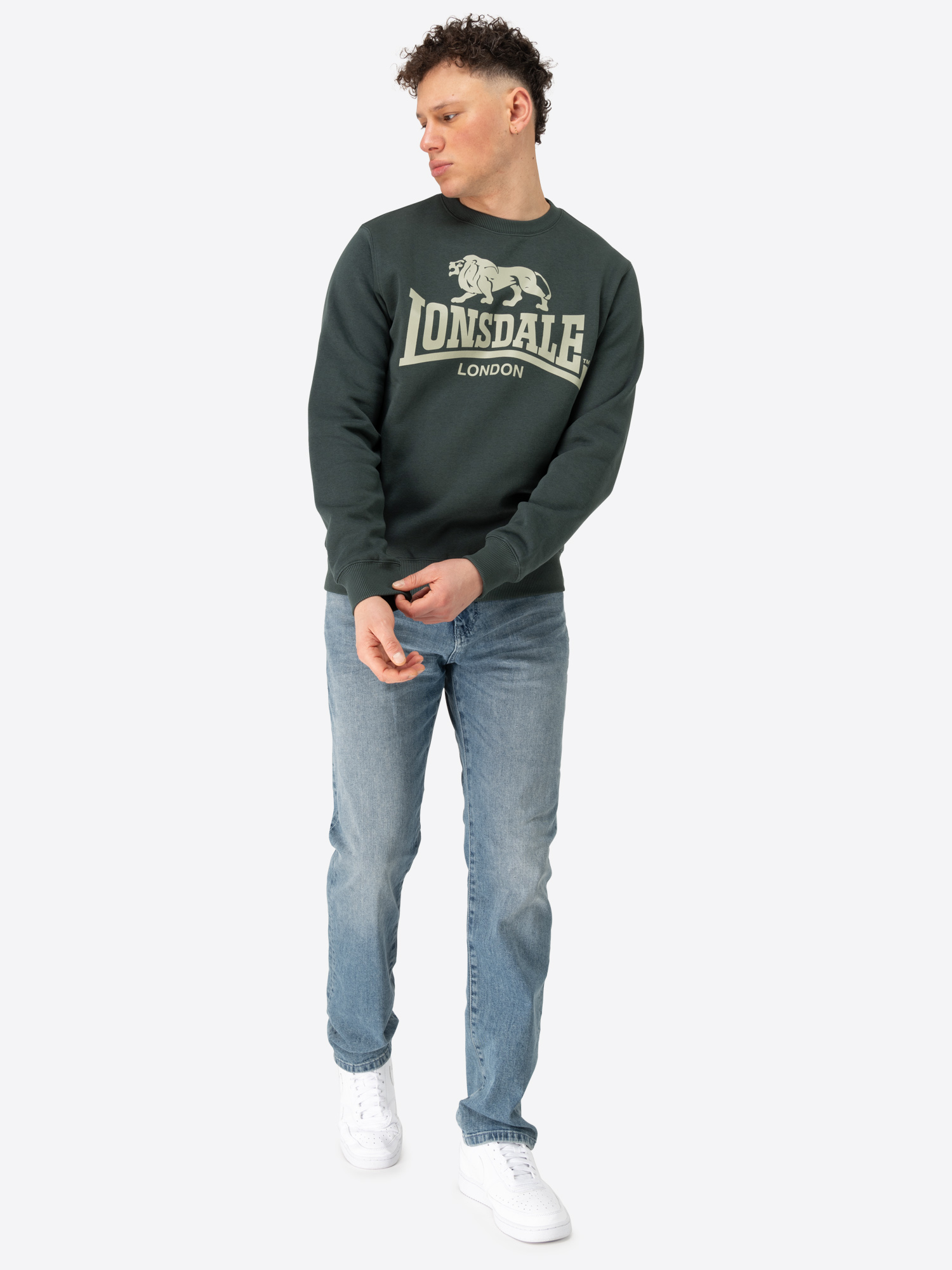 Lonsdale Men's crewneck sweatshirt slim fit