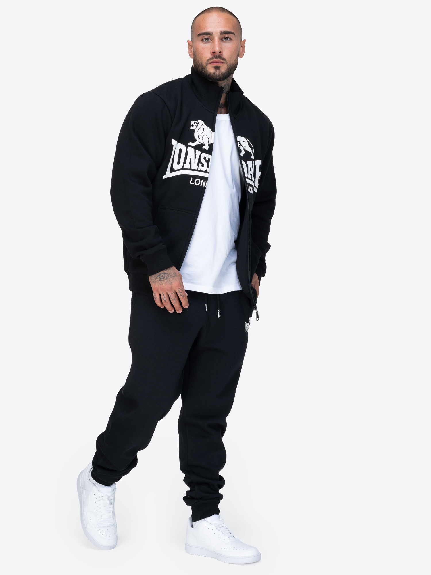 Lonsdale Men's zipsweat jacket regular fit