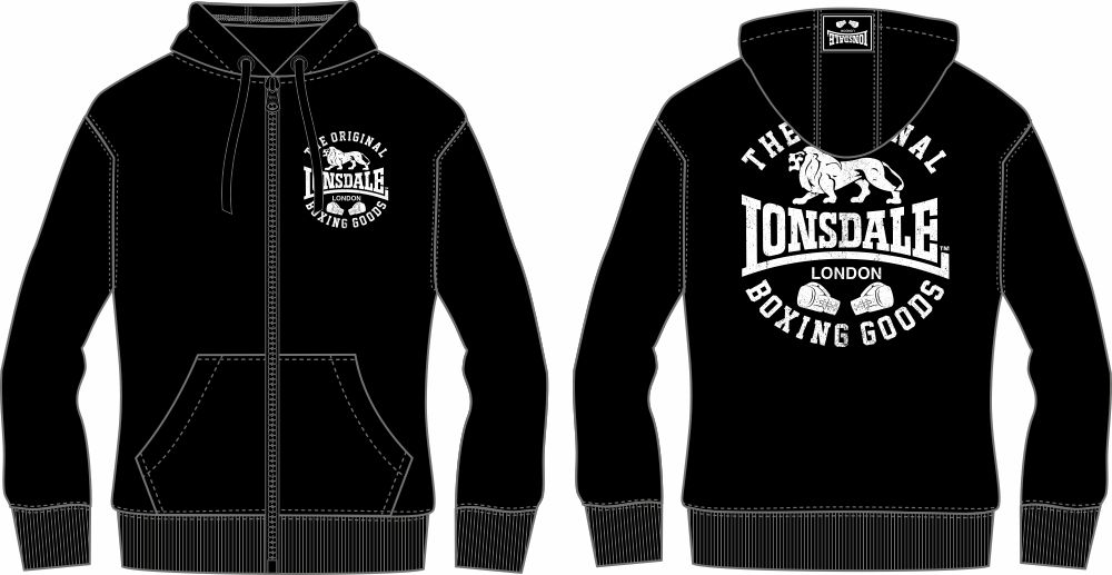 Мъжки суичър с цип Lonsdale