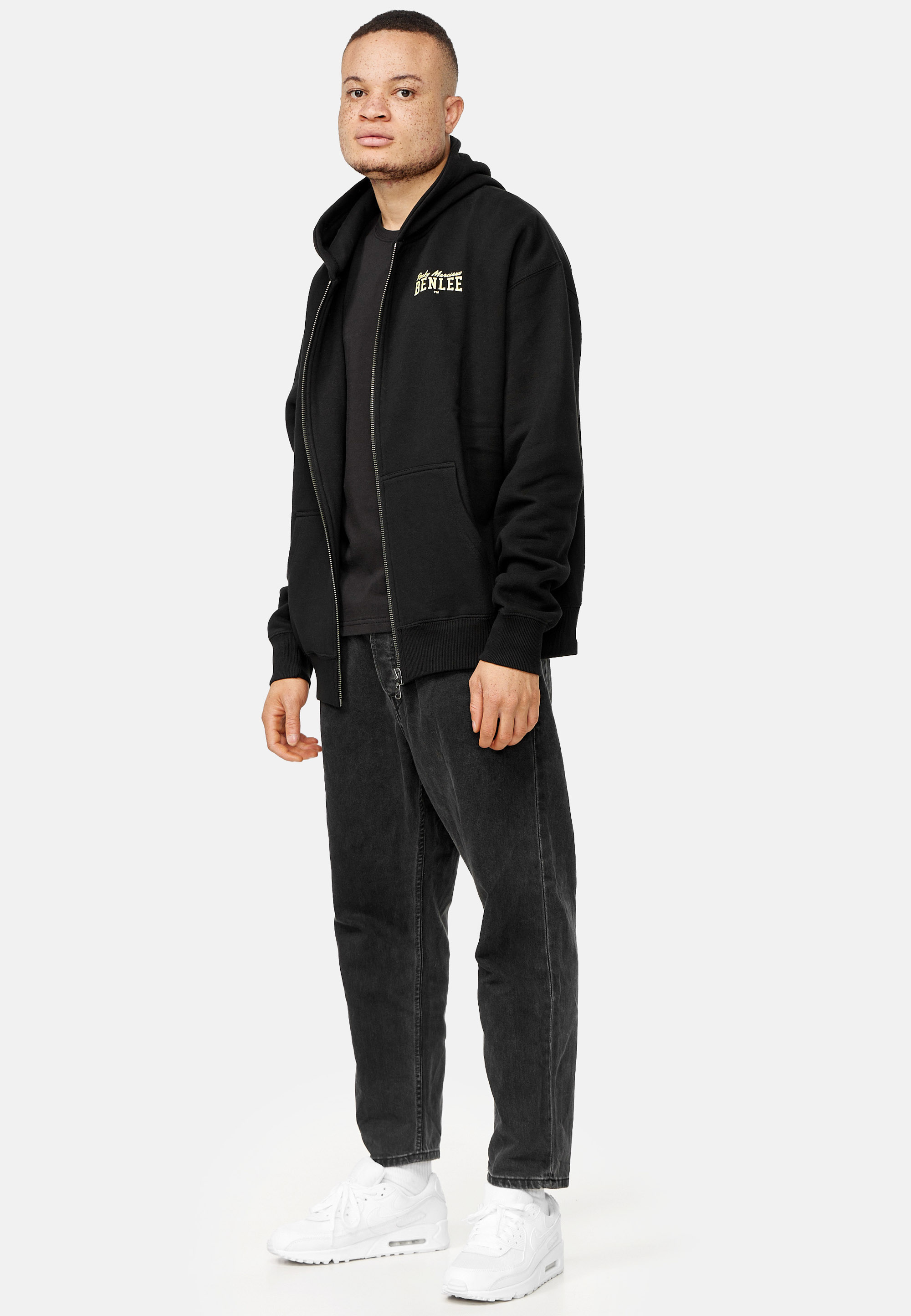 Lonsdale Men&#039;s hooded zipsweat jacket oversized