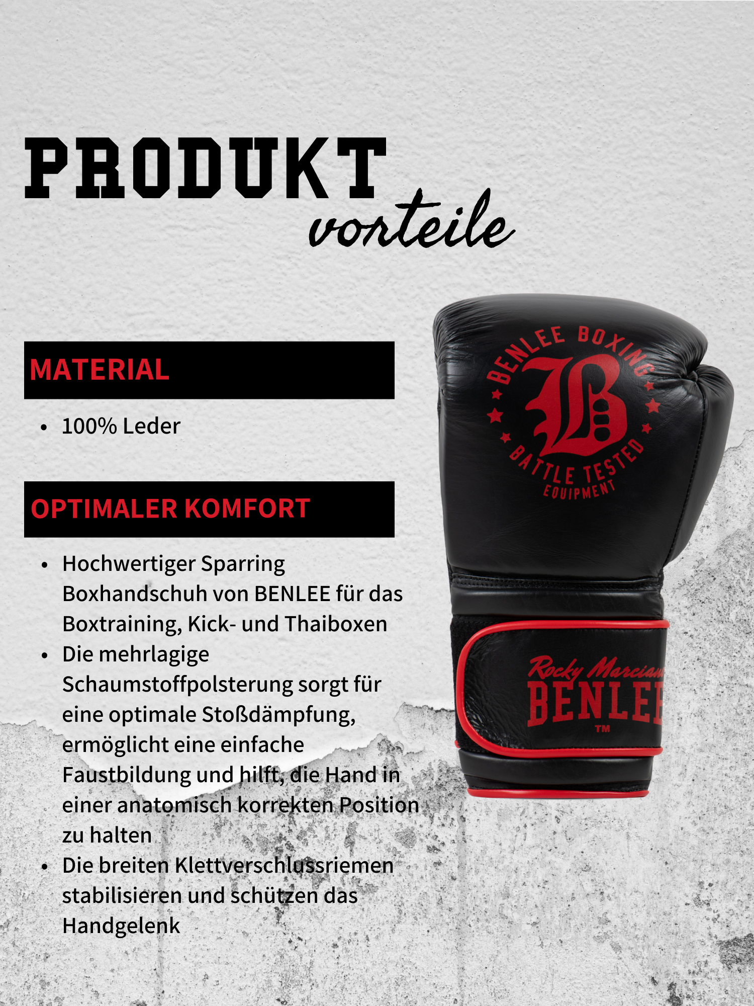 Lonsdale Leather sparring boxing gloves