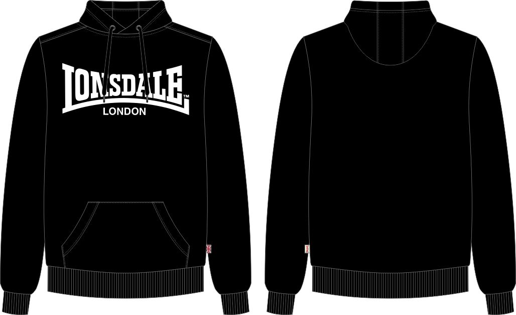 Lonsdale pánská mikina s kapucí