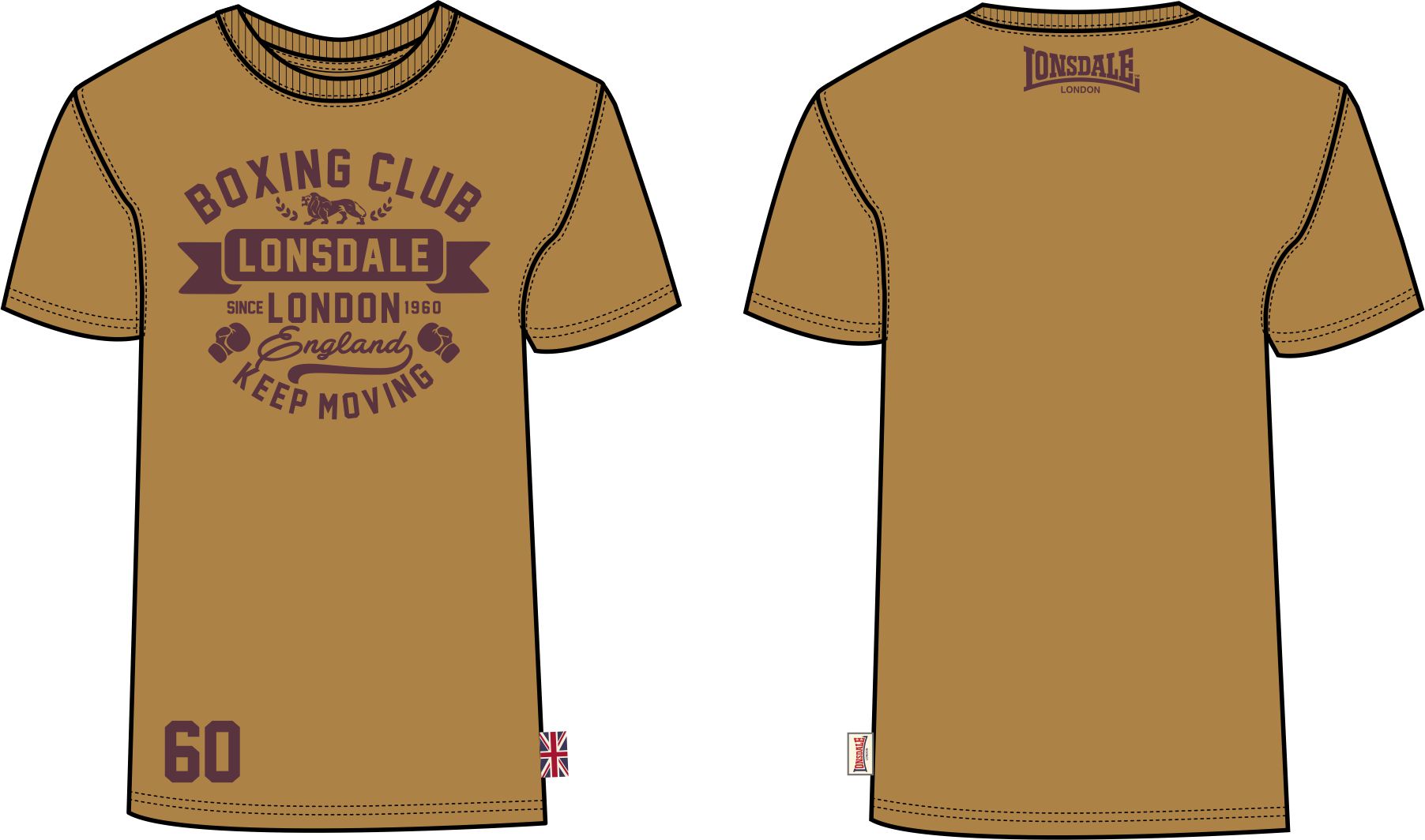 Мъжка тениска Lonsdale с нормална кройка